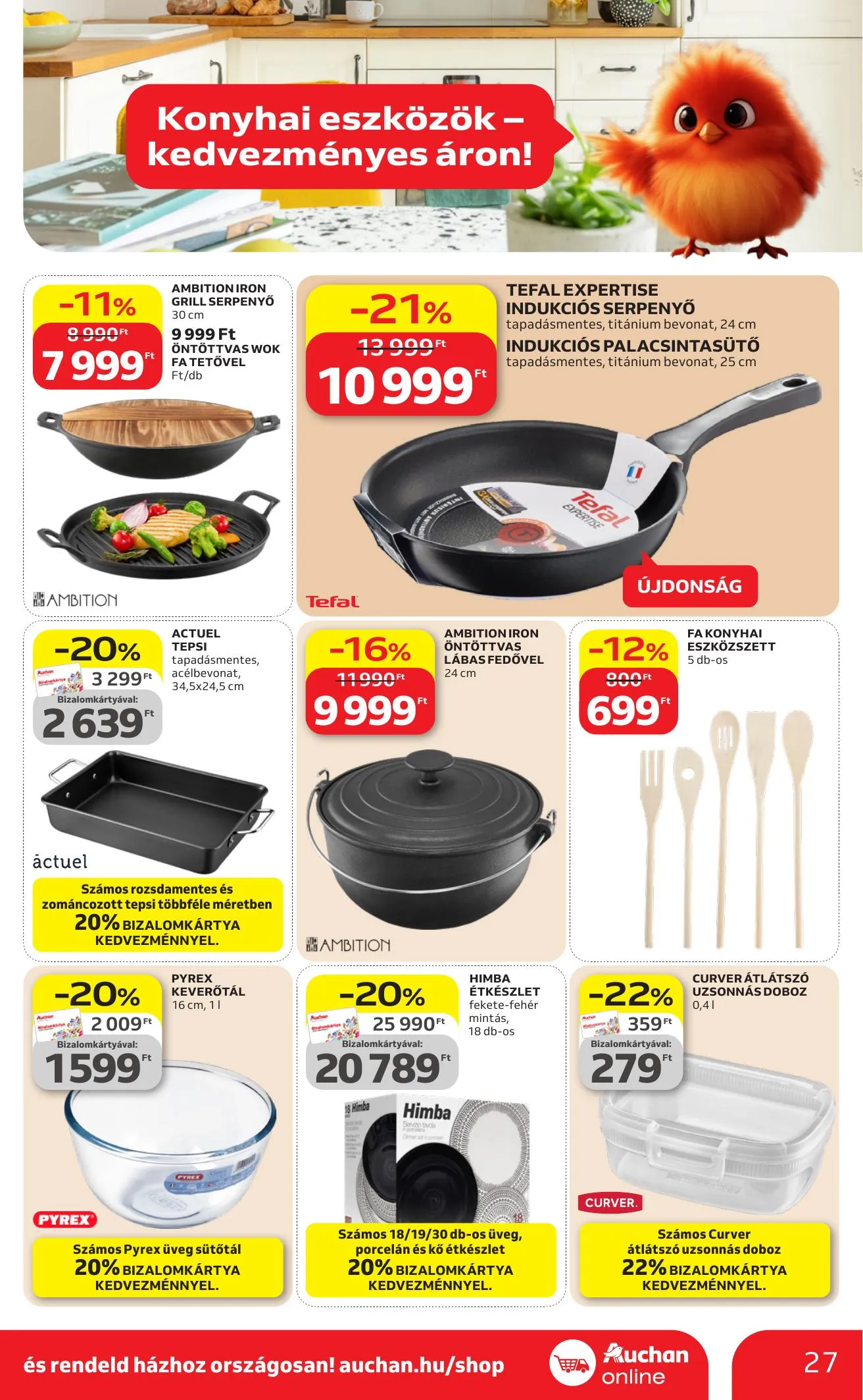 Auchan akciós újság Hipermarket 04.09–04.15 – 27. oldal