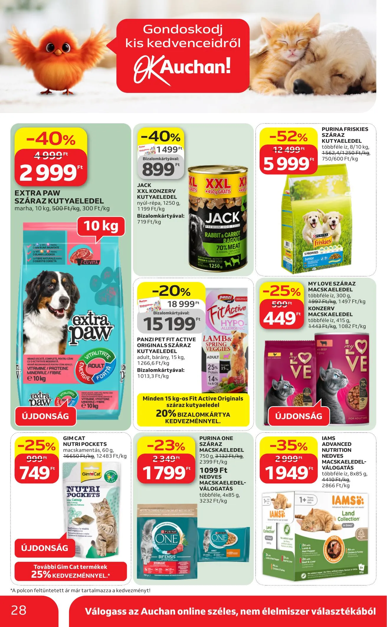 Auchan akciós újság Hipermarket 04.09–04.15 – 28. oldal