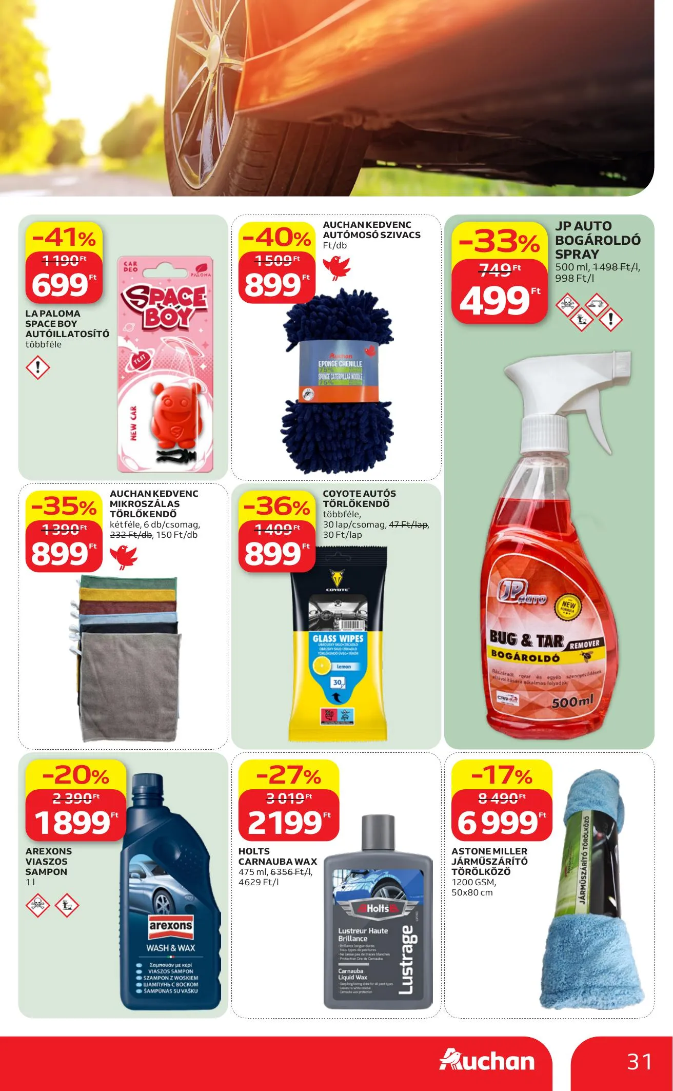 Auchan akciós újság Hipermarket 04.09–04.15 – 31. oldal