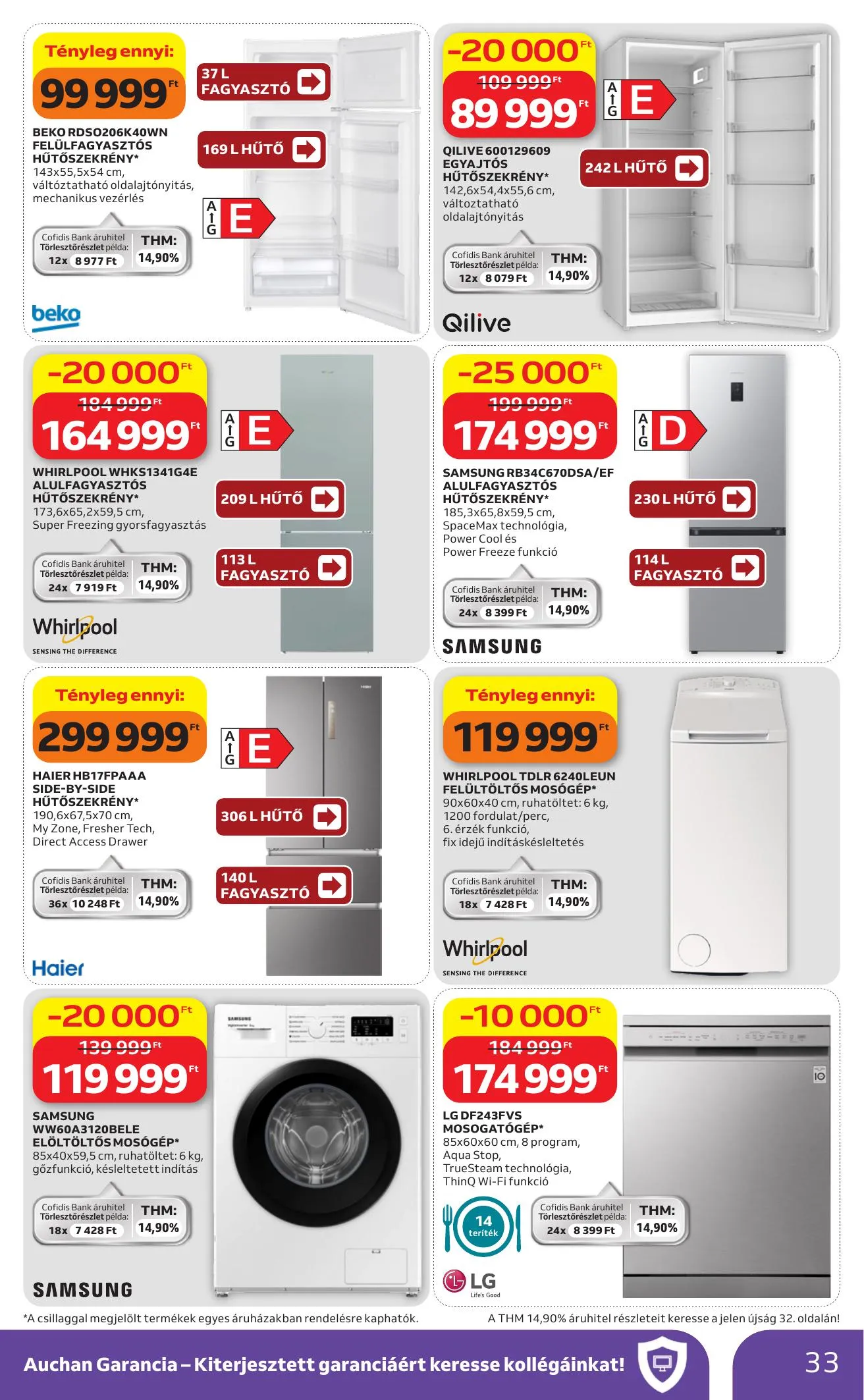 Auchan akciós újság Hipermarket 04.09–04.15 – 33. oldal