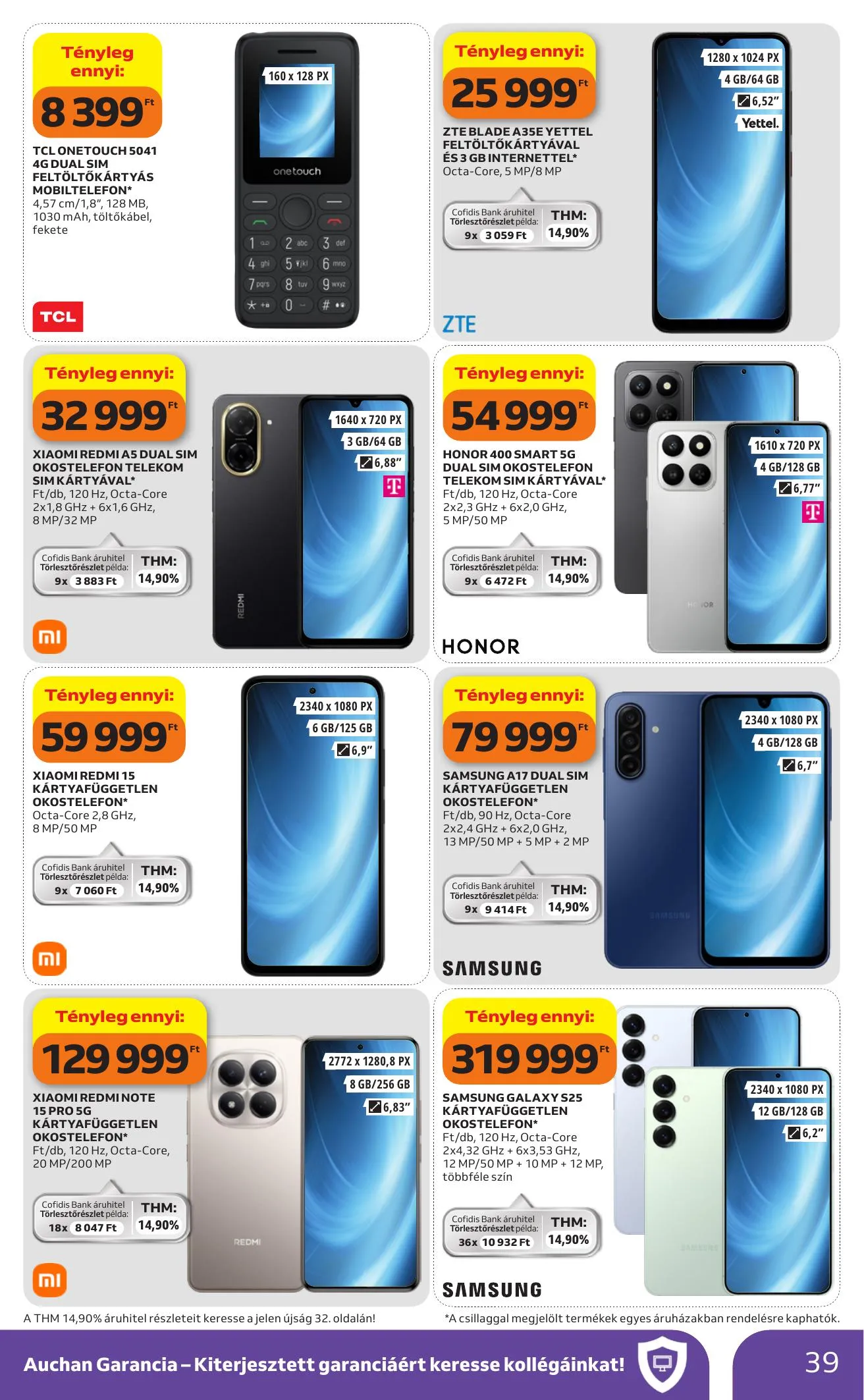 Auchan akciós újság Hipermarket 04.09–04.15 – 39. oldal
