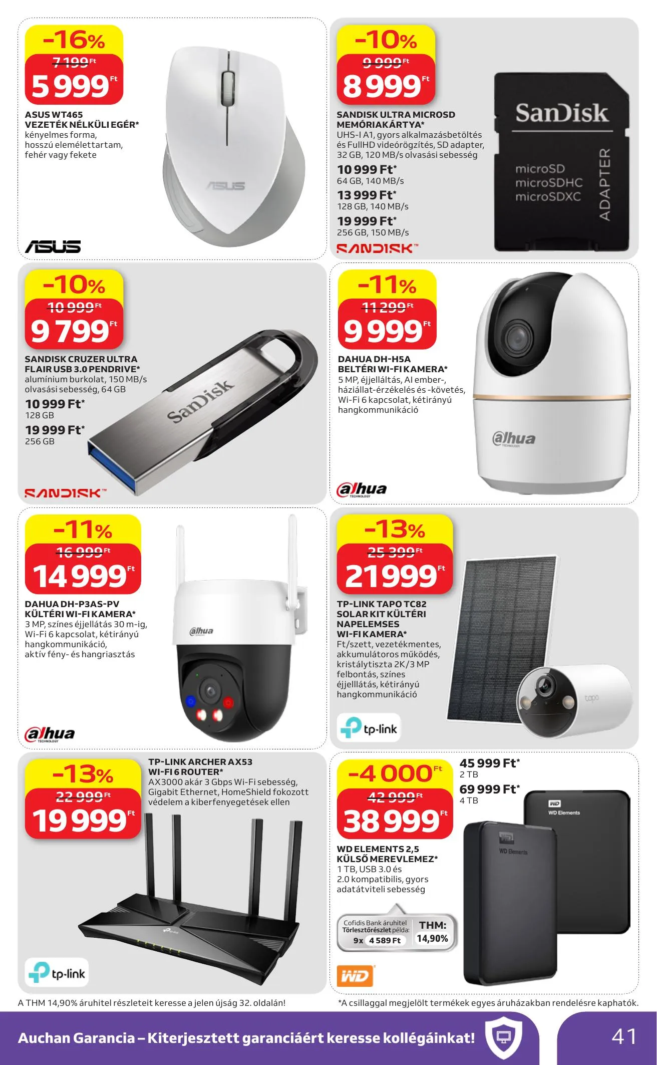 Auchan akciós újság Hipermarket 04.09–04.15 – 41. oldal