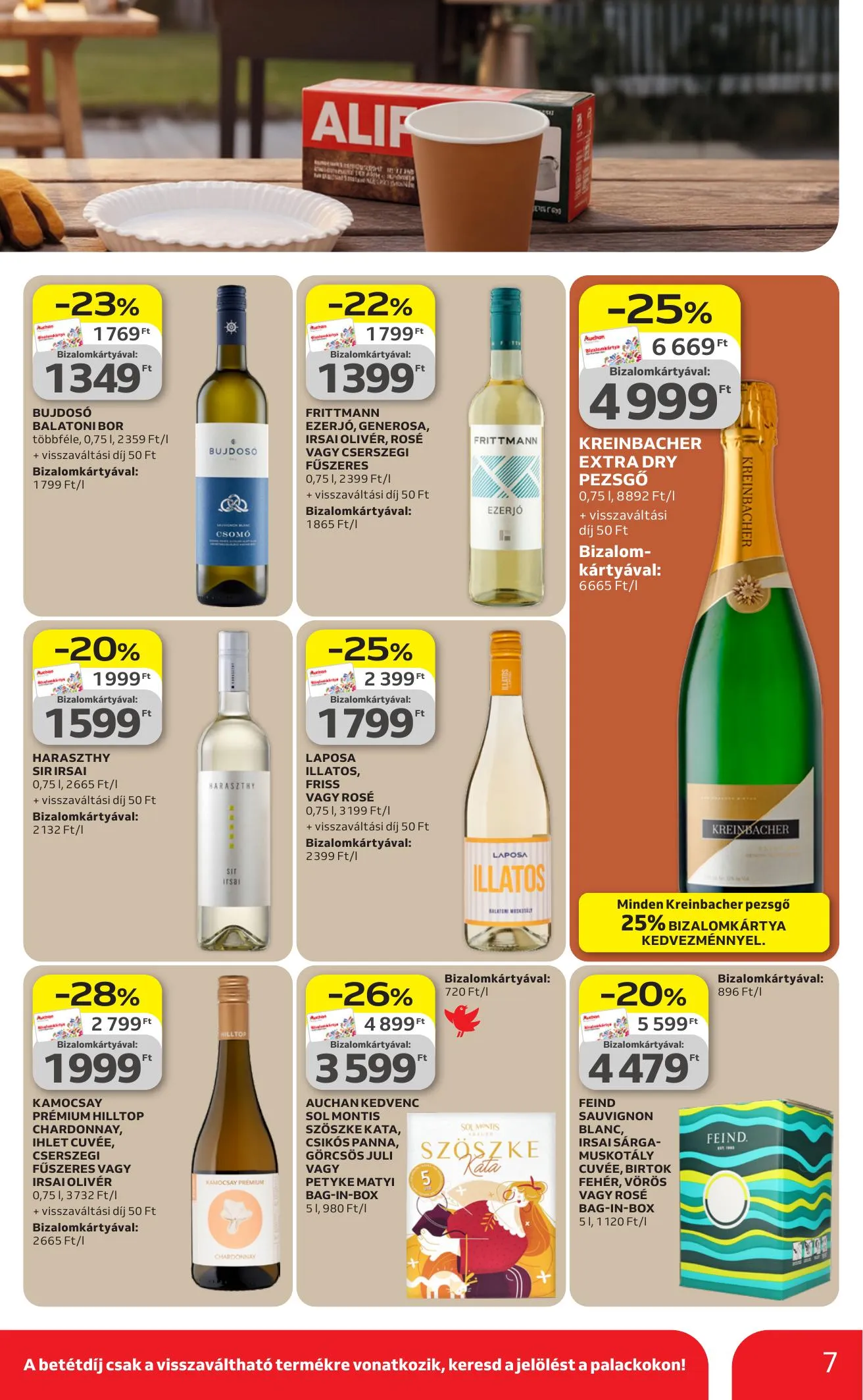 Auchan akciós újság Hipermarket 04.09–04.15 – 7. oldal
