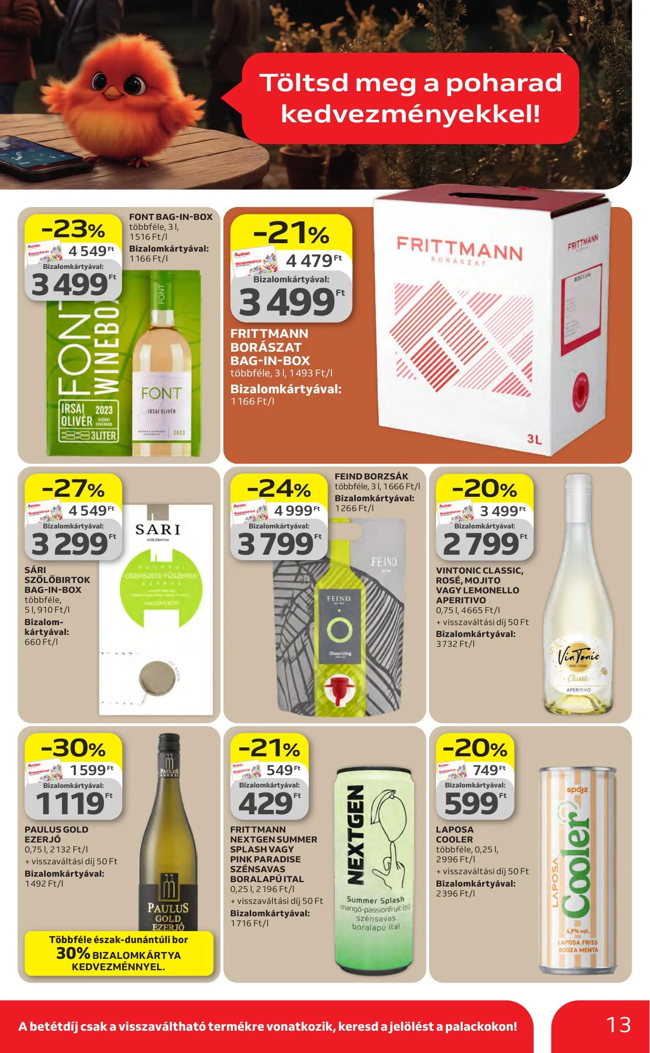 Auchan akciós újság Hipermarket 04.16–04.22 – 13. oldal