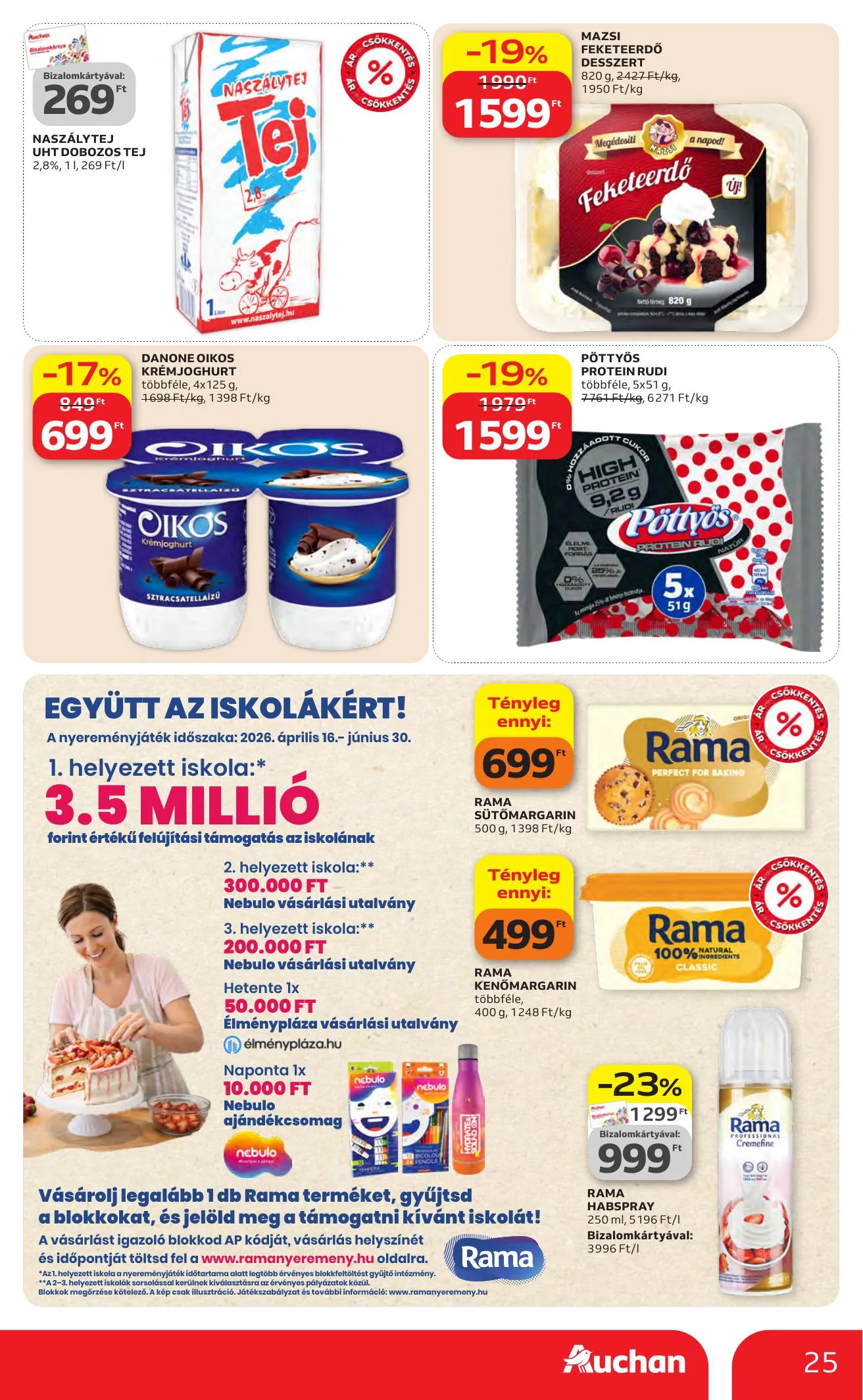 Auchan akciós újság Hipermarket 04.16–04.22 – 25. oldal