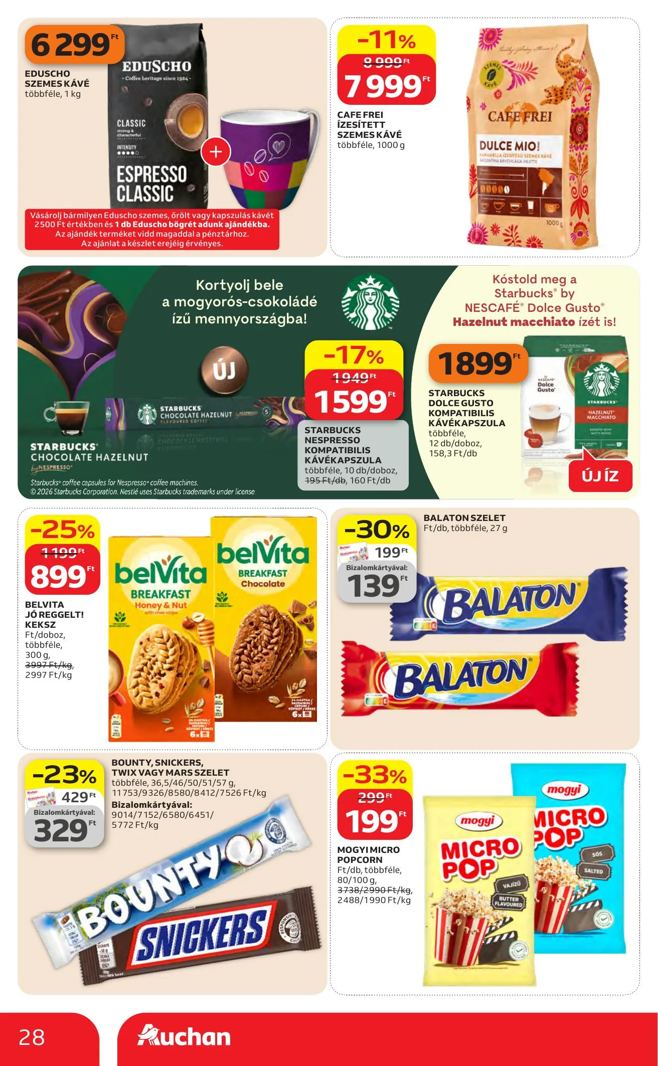 Auchan akciós újság Hipermarket 04.16–04.22 – 28. oldal