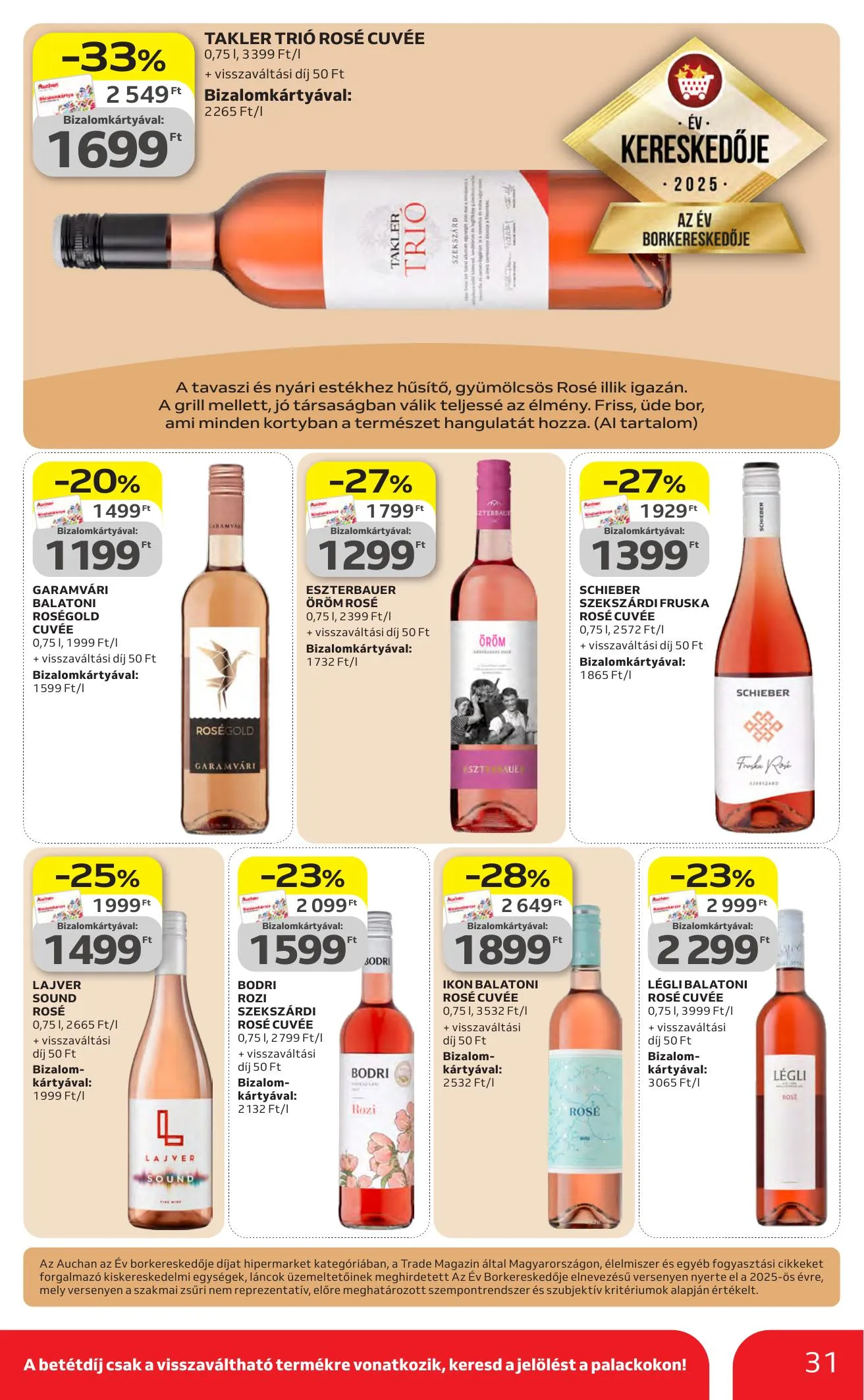Auchan akciós újság Hipermarket 04.16–04.22 – 31. oldal