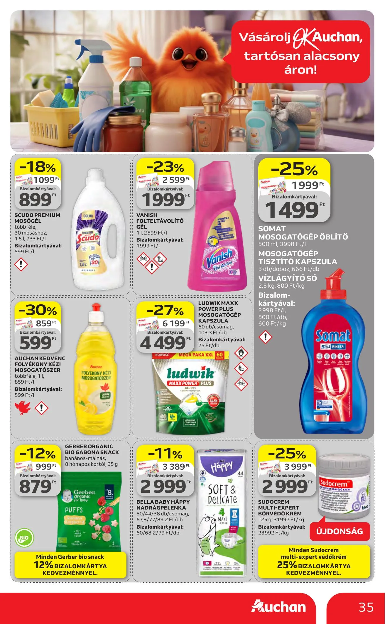 Auchan akciós újság Hipermarket 04.16–04.22 – 35. oldal
