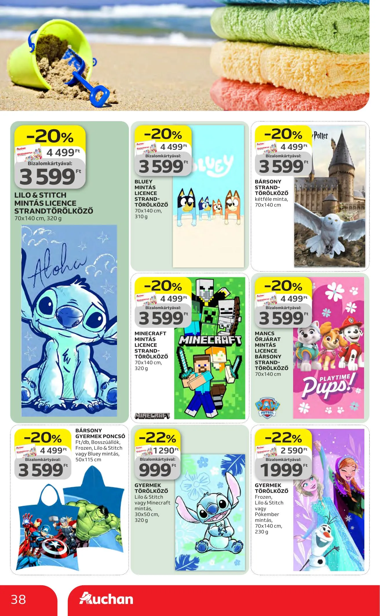 Auchan akciós újság Hipermarket 04.16–04.22 – 38. oldal