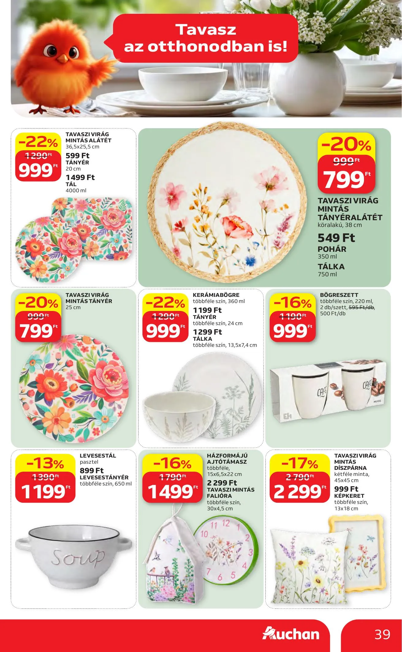 Auchan akciós újság Hipermarket 04.16–04.22 – 39. oldal