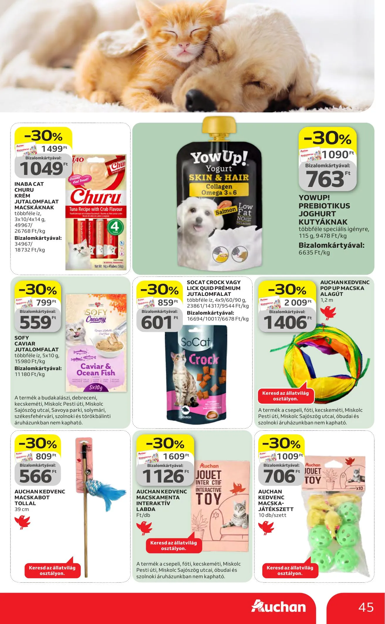 Auchan akciós újság Hipermarket 04.16–04.22 – 45. oldal