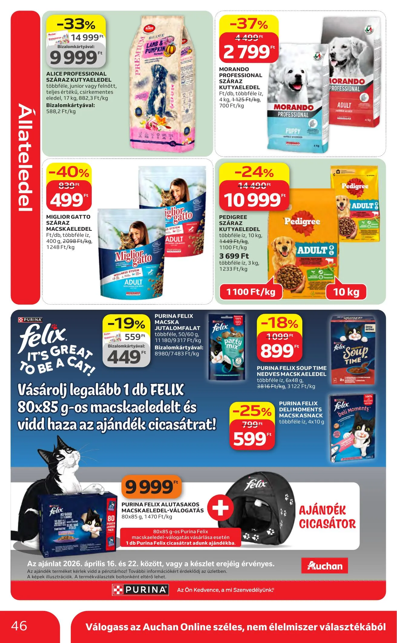 Auchan akciós újság Hipermarket 04.16–04.22 – 46. oldal