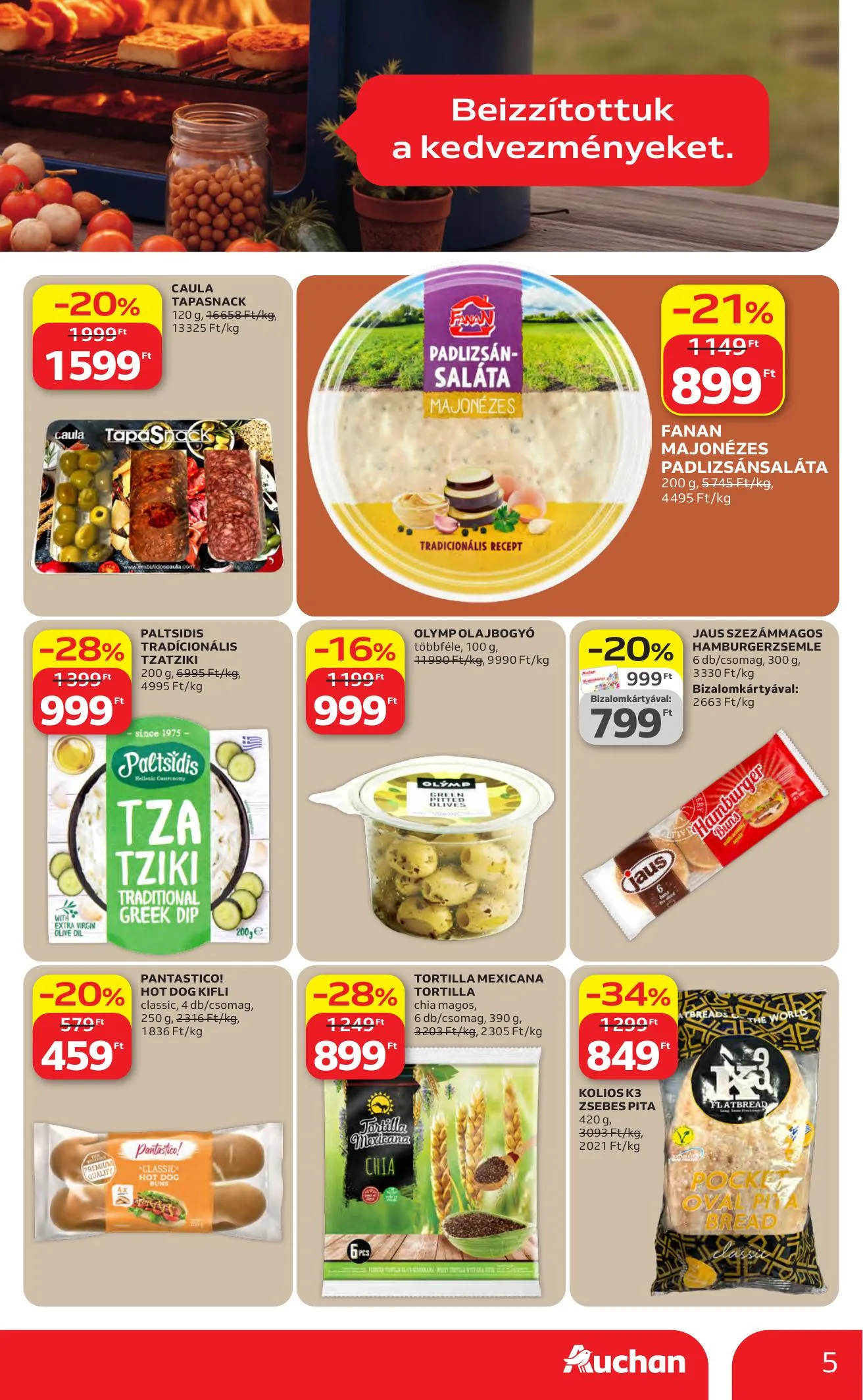 Auchan akciós újság Hipermarket 04.16–04.22 – 5. oldal