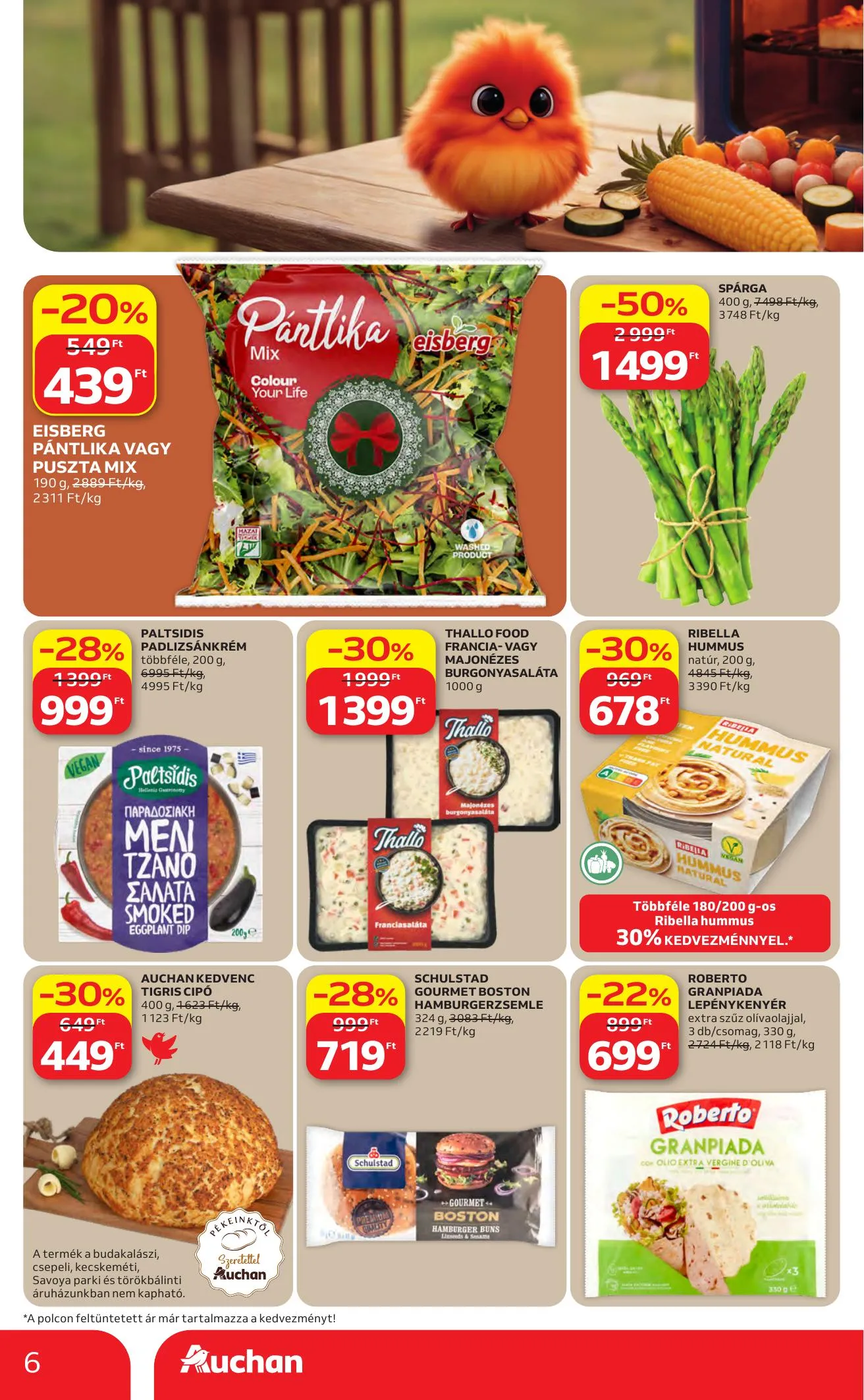 Auchan akciós újság Hipermarket 04.16–04.22 – 6. oldal