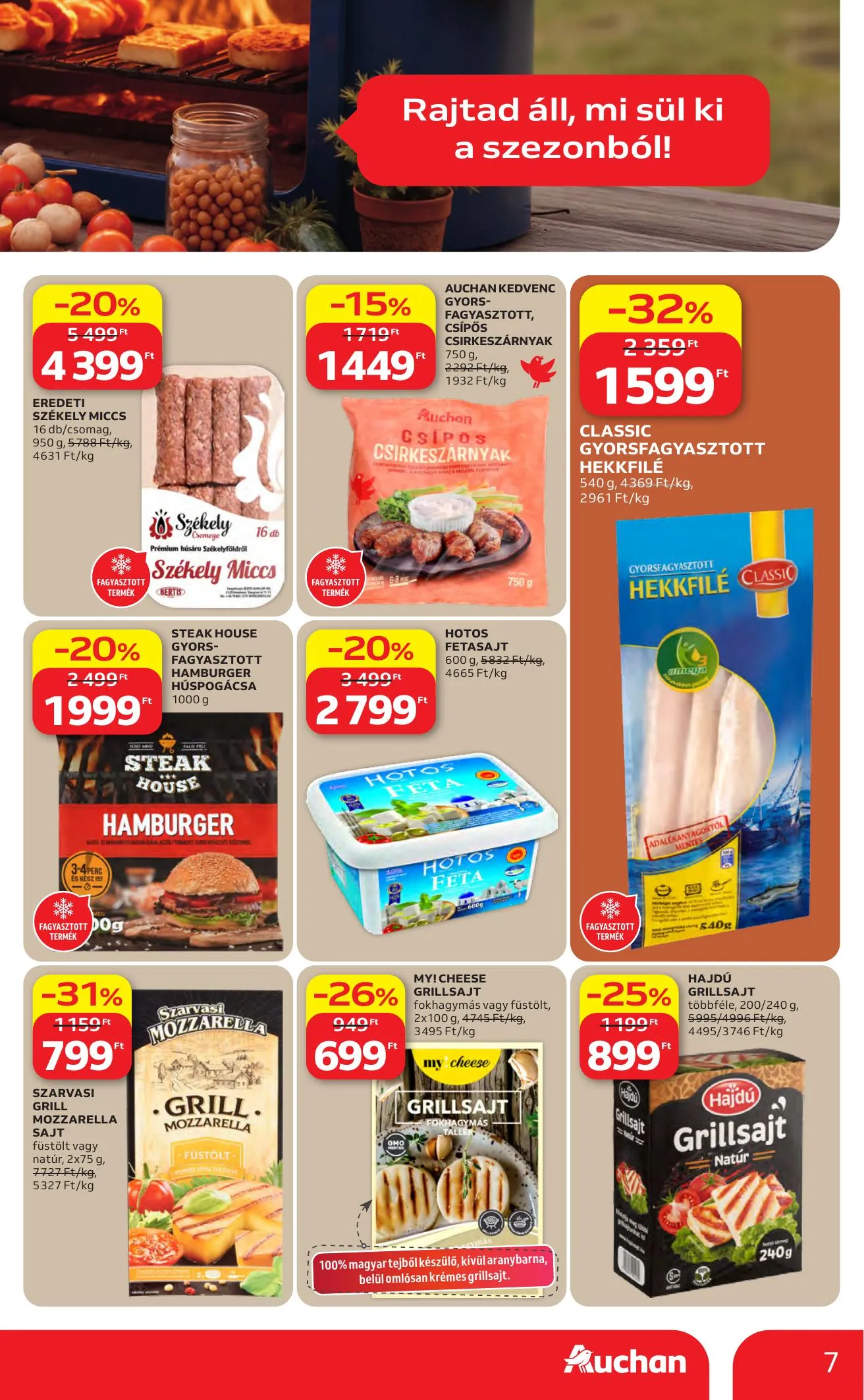 Auchan akciós újság Hipermarket 04.16–04.22 – 7. oldal