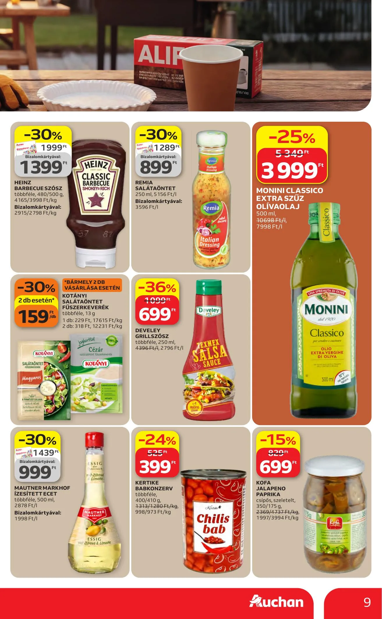 Auchan akciós újság Hipermarket 04.16–04.22 – 9. oldal