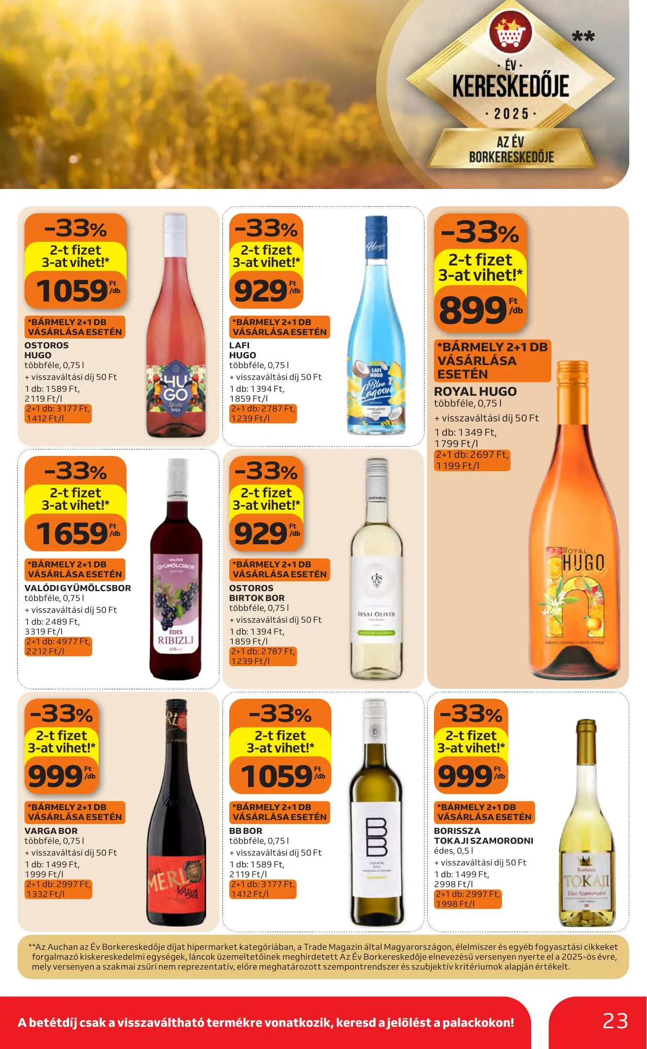 Auchan akciós újság Hipermarket 04.23–04.29 – 23. oldal