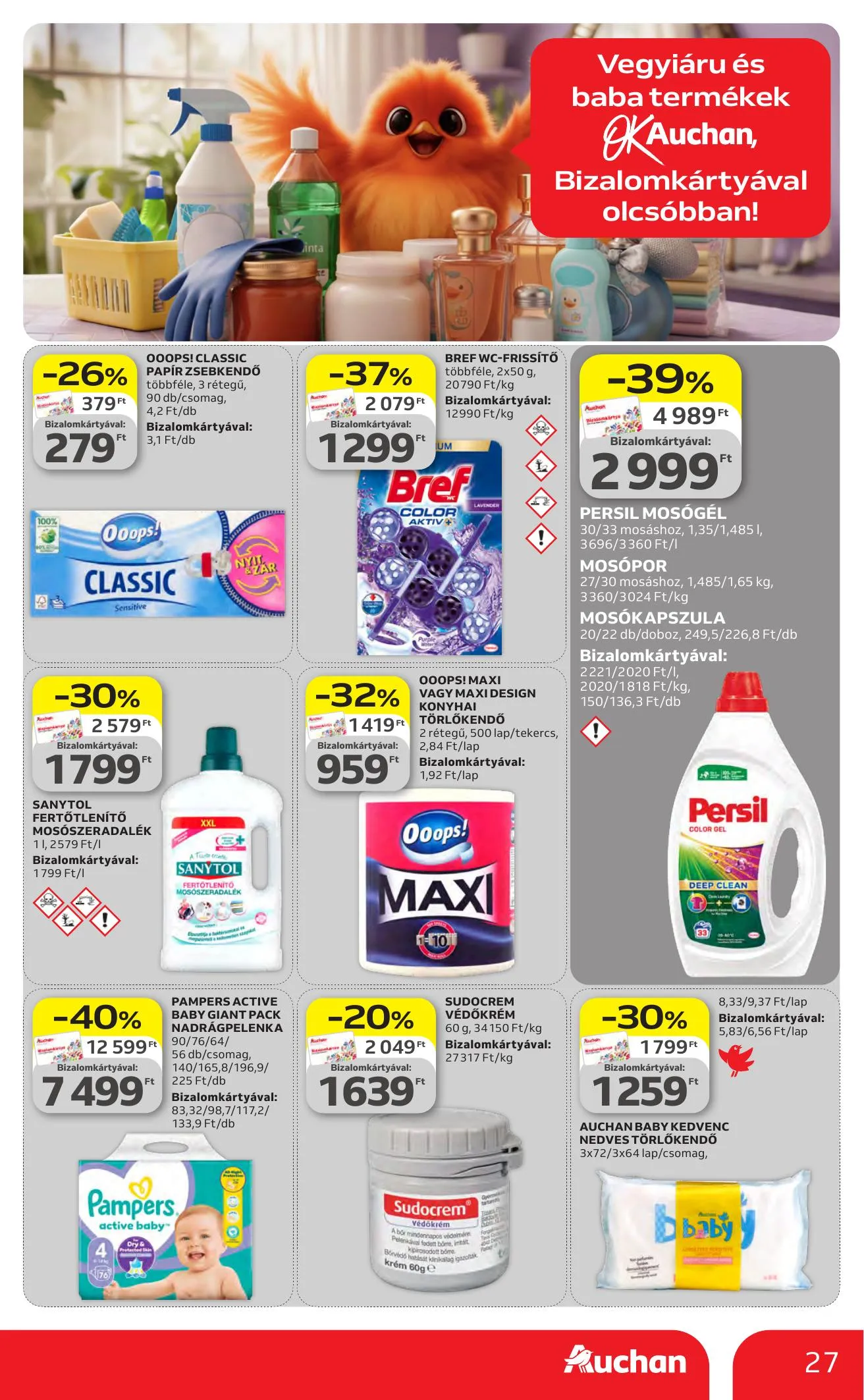 Auchan akciós újság Hipermarket 04.23–04.29 – 27. oldal