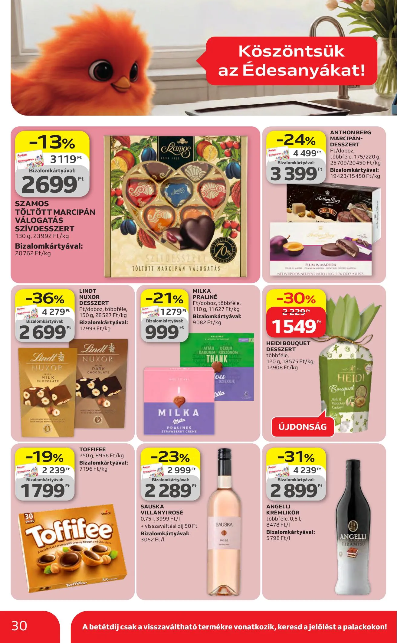 Auchan akciós újság Hipermarket 04.23–04.29 – 30. oldal