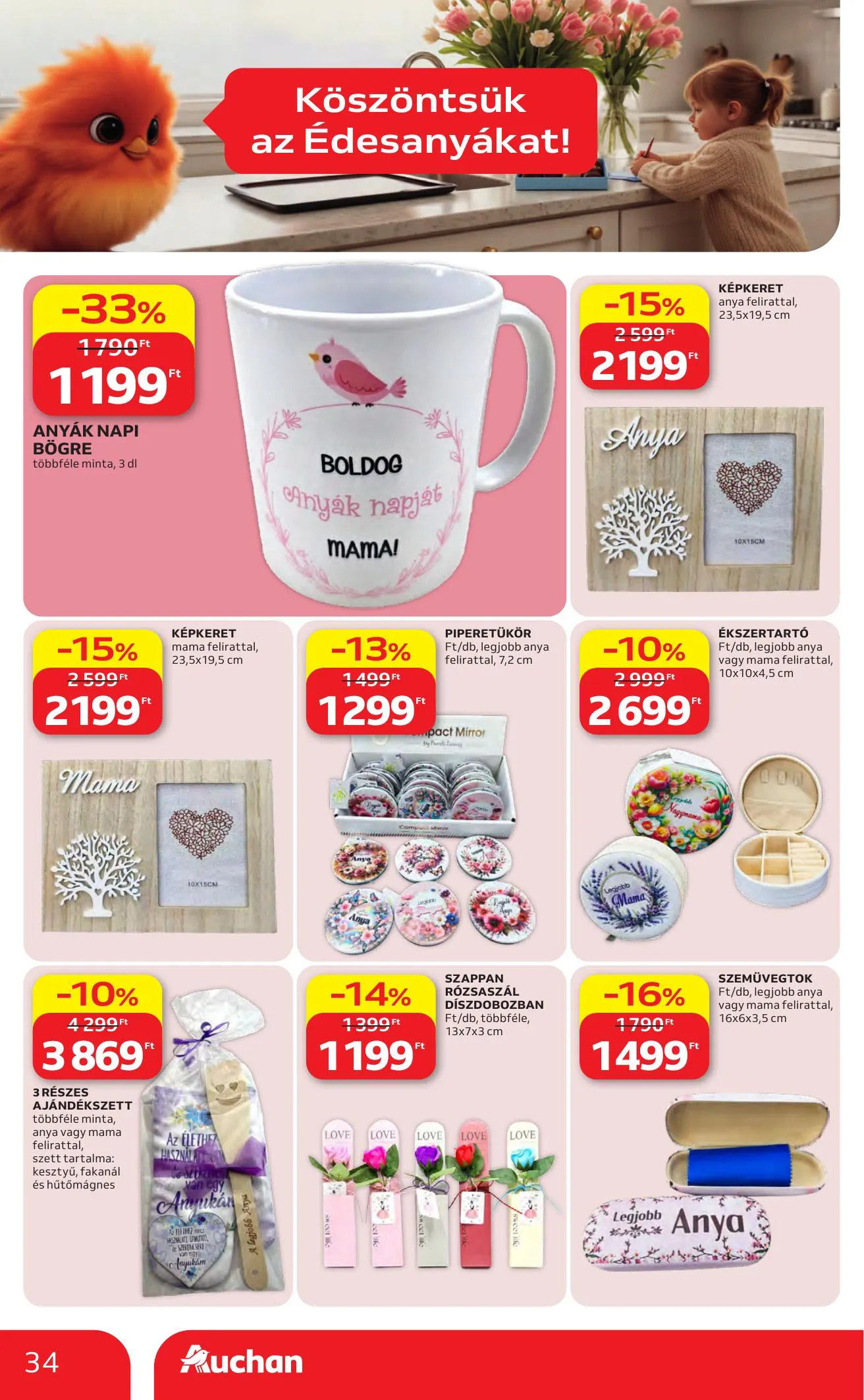 Auchan akciós újság Hipermarket 04.23–04.29 – 34. oldal