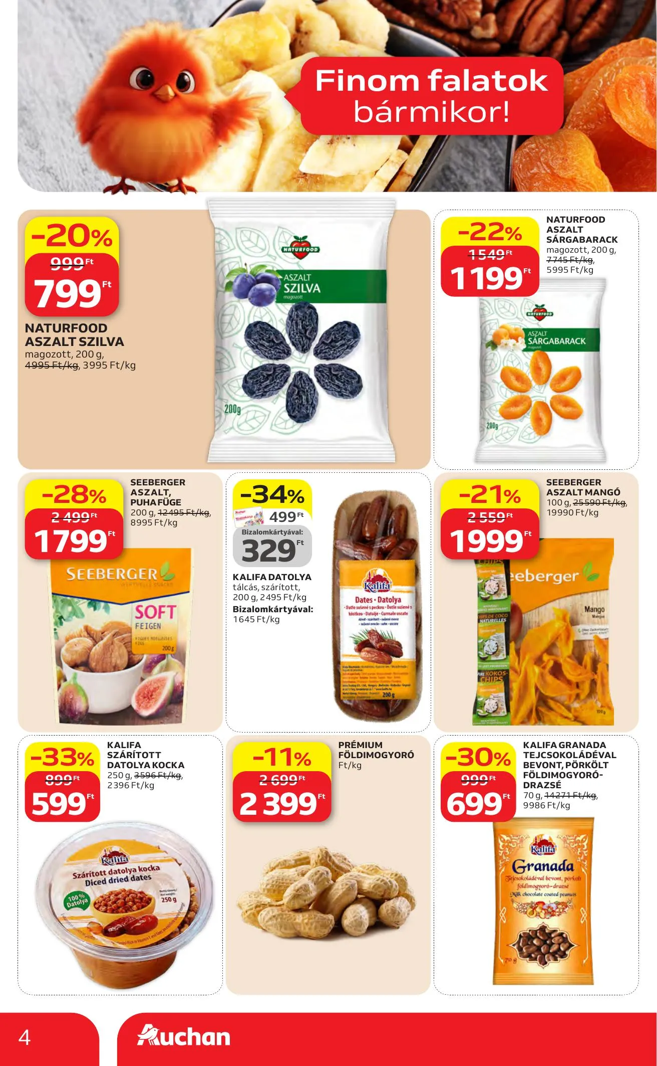 Auchan akciós újság Hipermarket 04.23–04.29 – 4. oldal