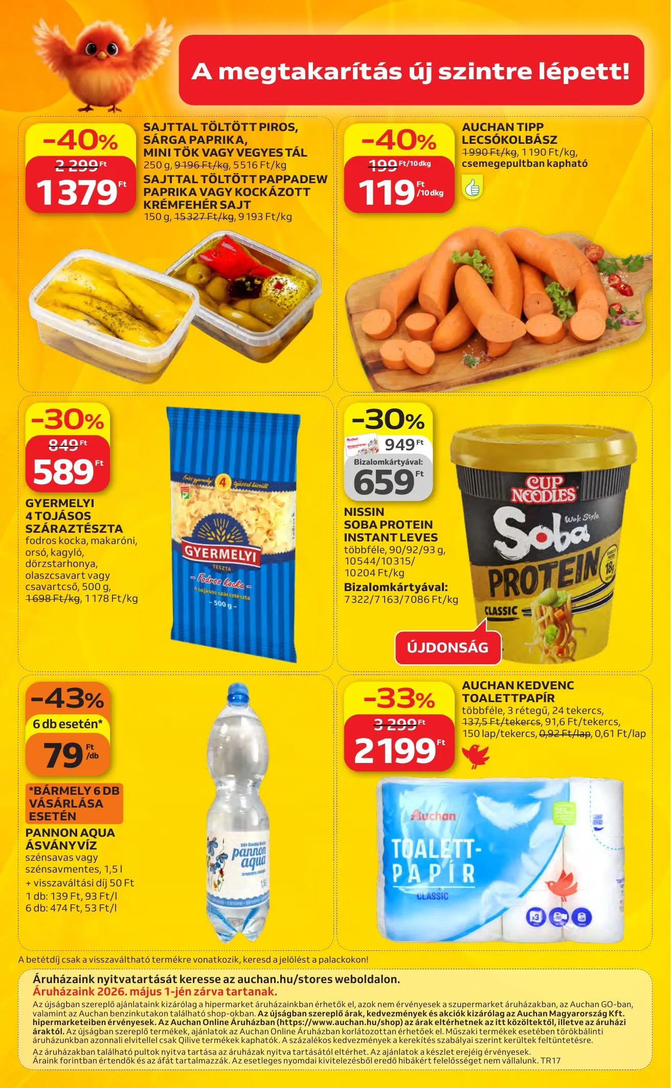 Auchan akciós újság Hipermarket 04.23–04.29 – 40. oldal
