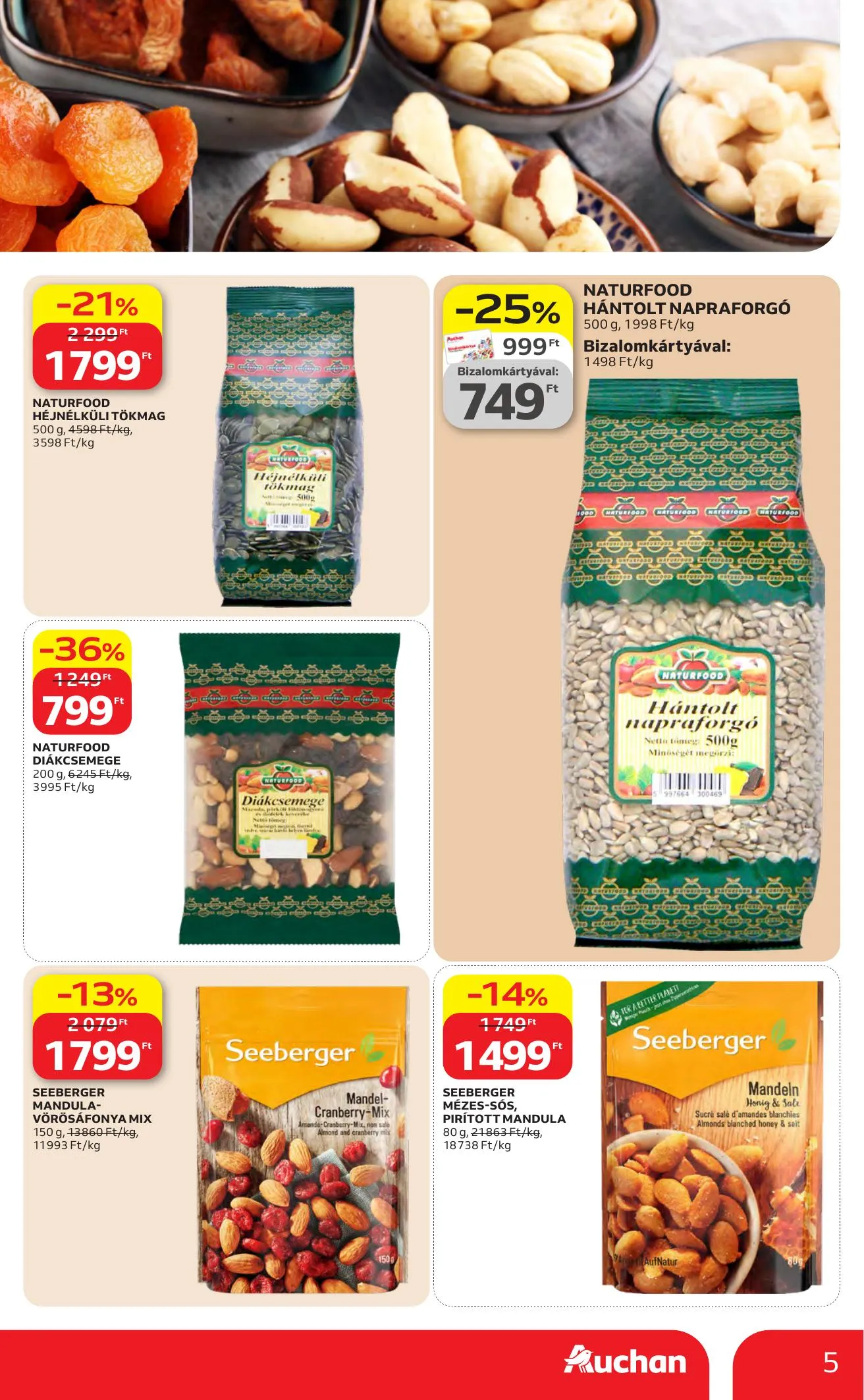 Auchan akciós újság Hipermarket 04.23–04.29 – 5. oldal