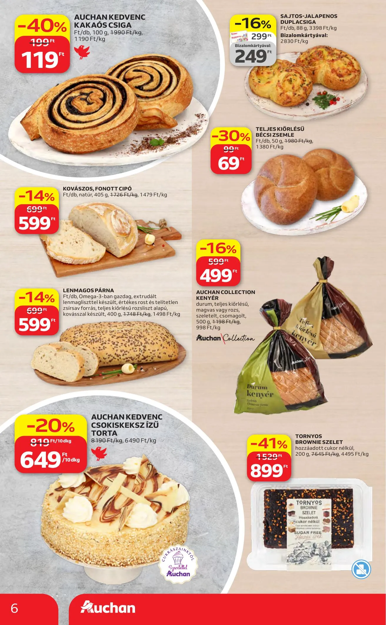 Auchan akciós újság Hipermarket 04.23–04.29 – 6. oldal