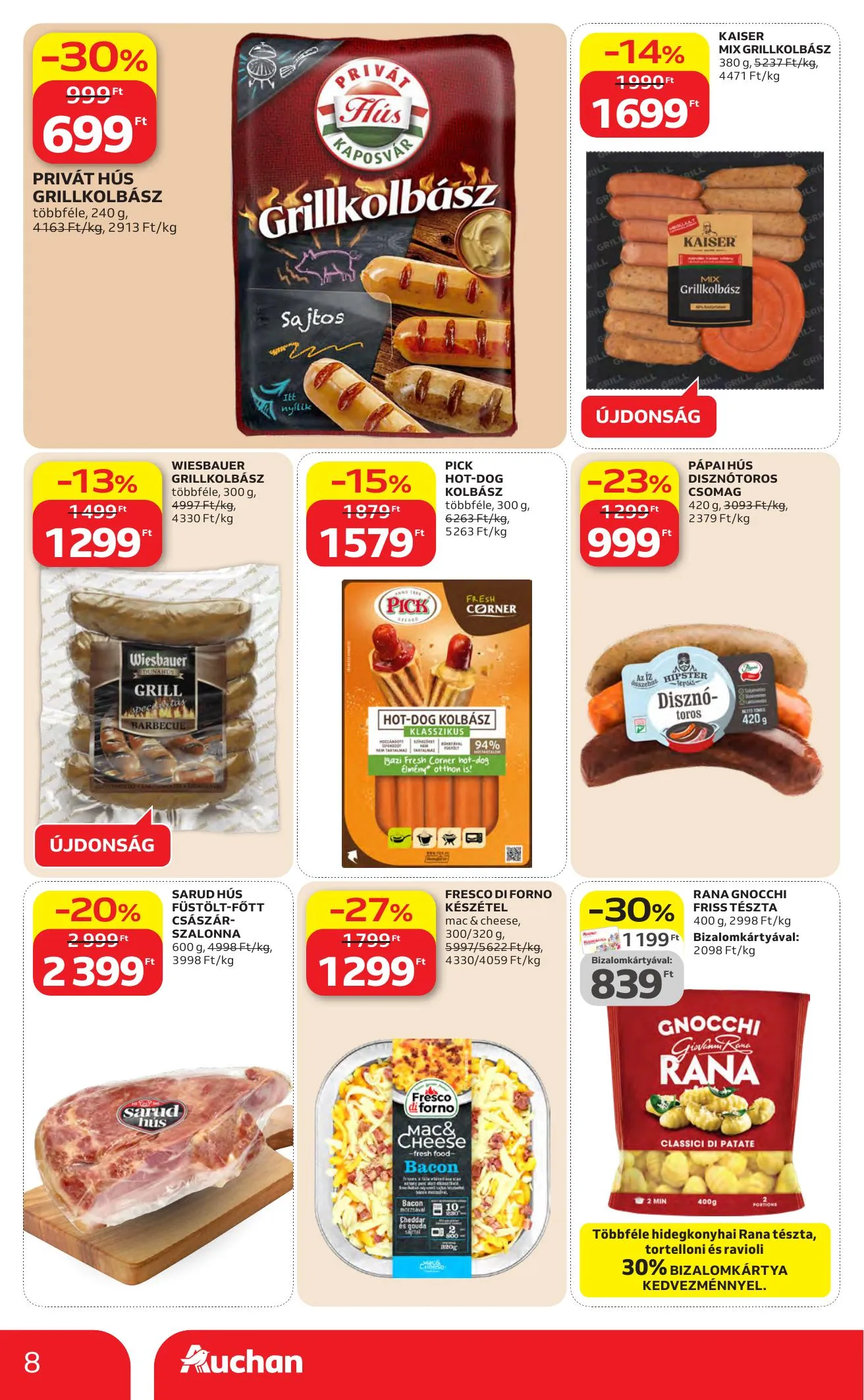 Auchan akciós újság Hipermarket 04.23–04.29 – 8. oldal