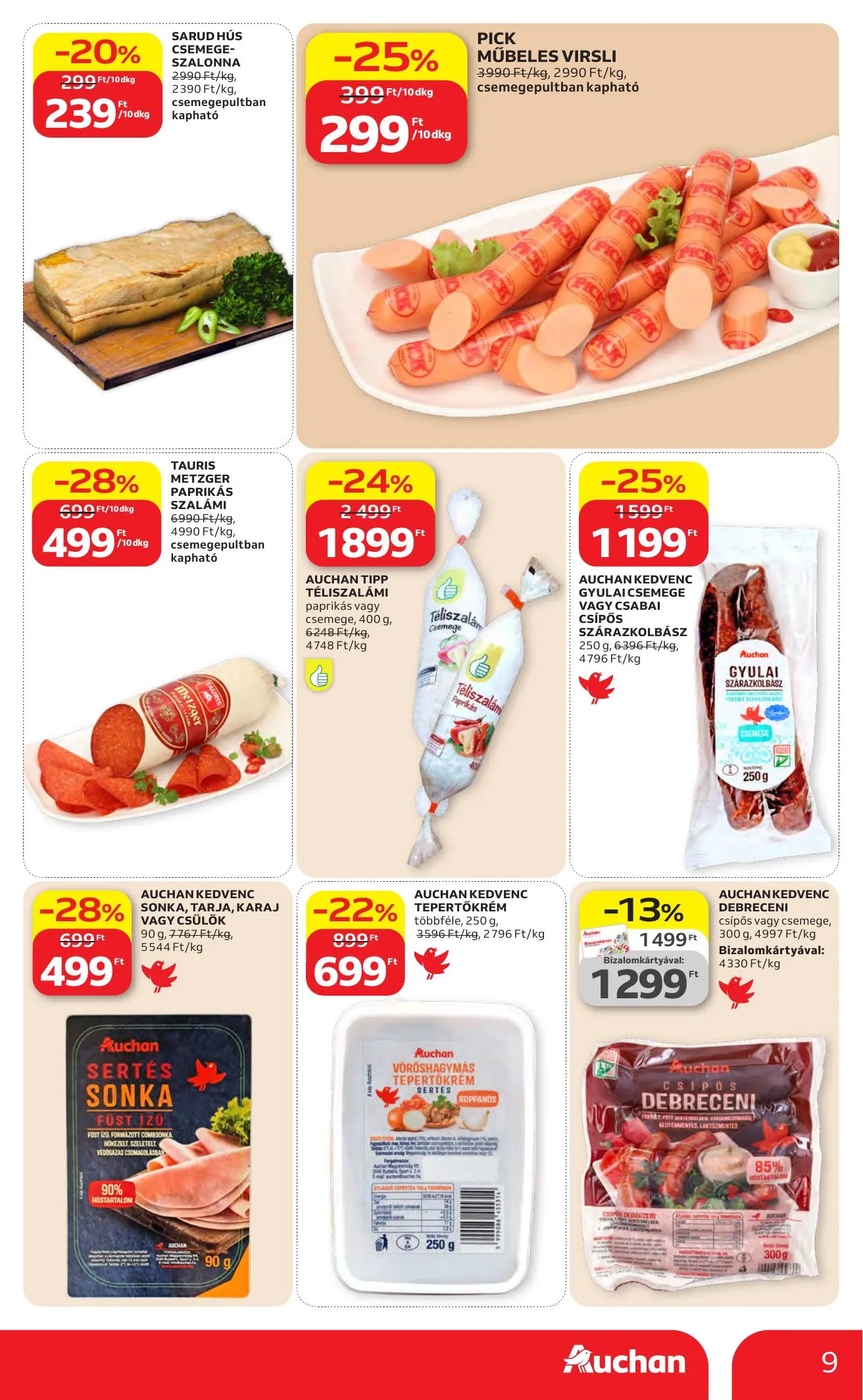 Auchan akciós újság Hipermarket 04.23–04.29 – 9. oldal