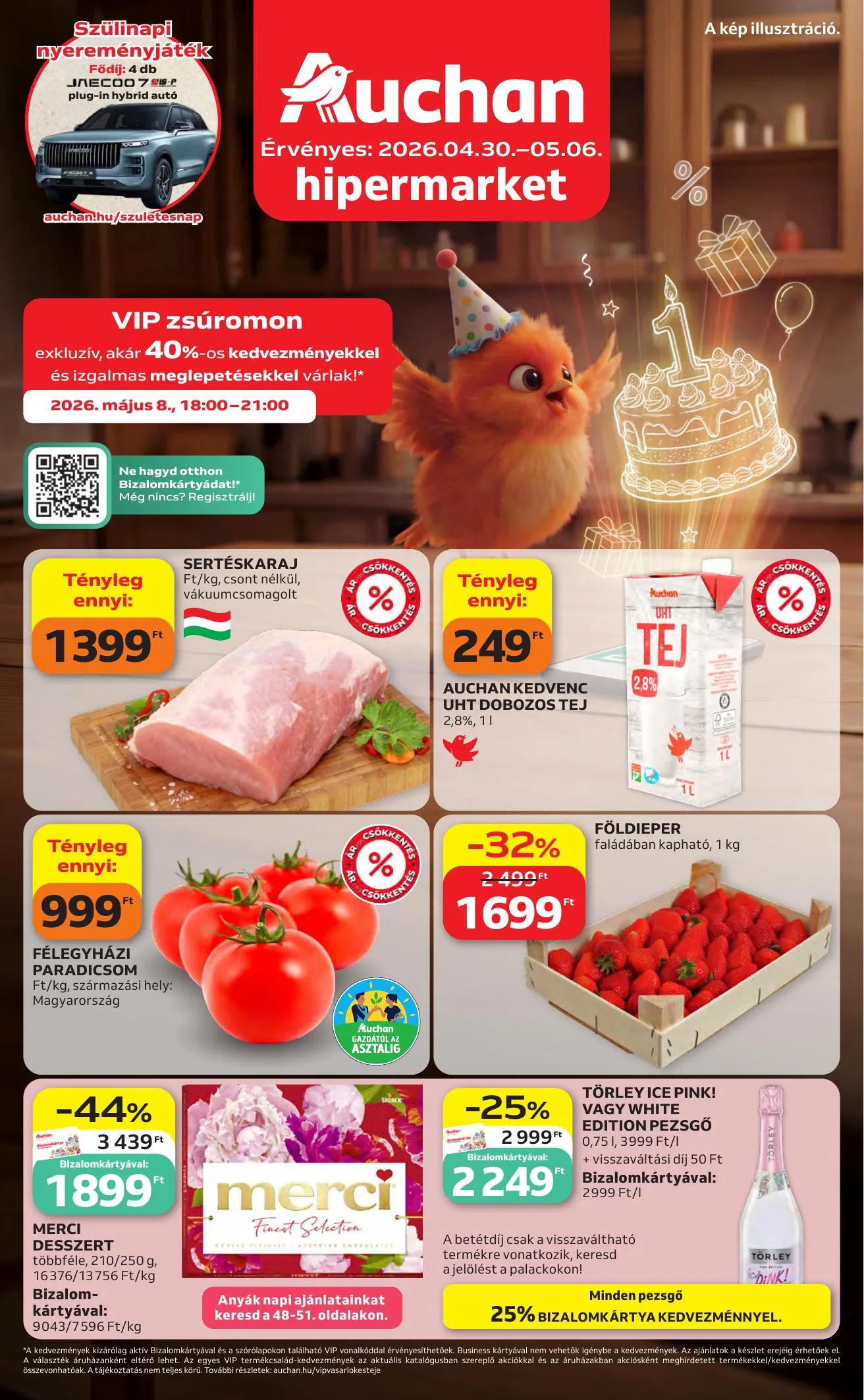 Auchan akciós újság Hipermarket 04.30–05.06
