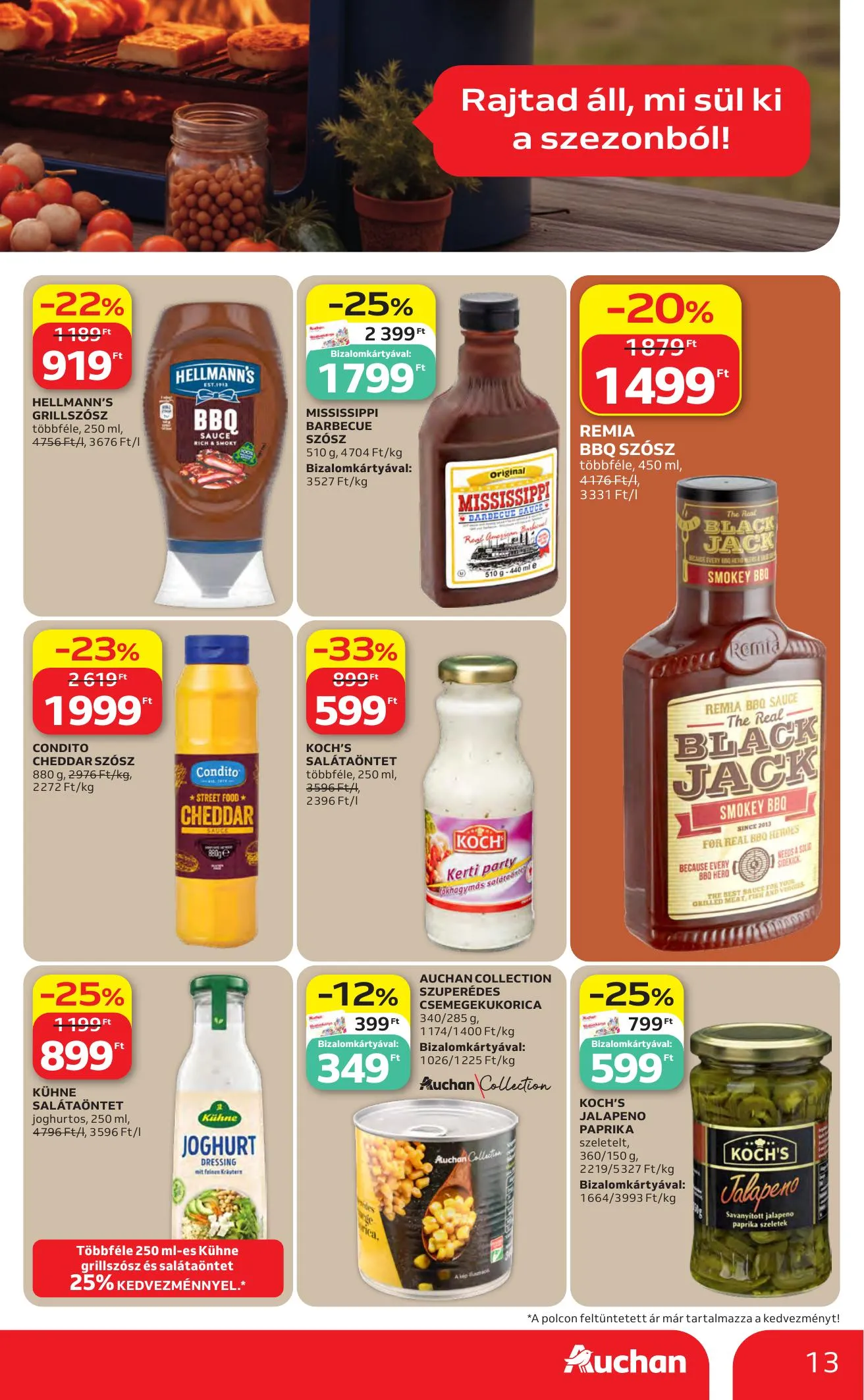 Auchan akciós újság Hipermarket 04.30–05.06 – 13. oldal