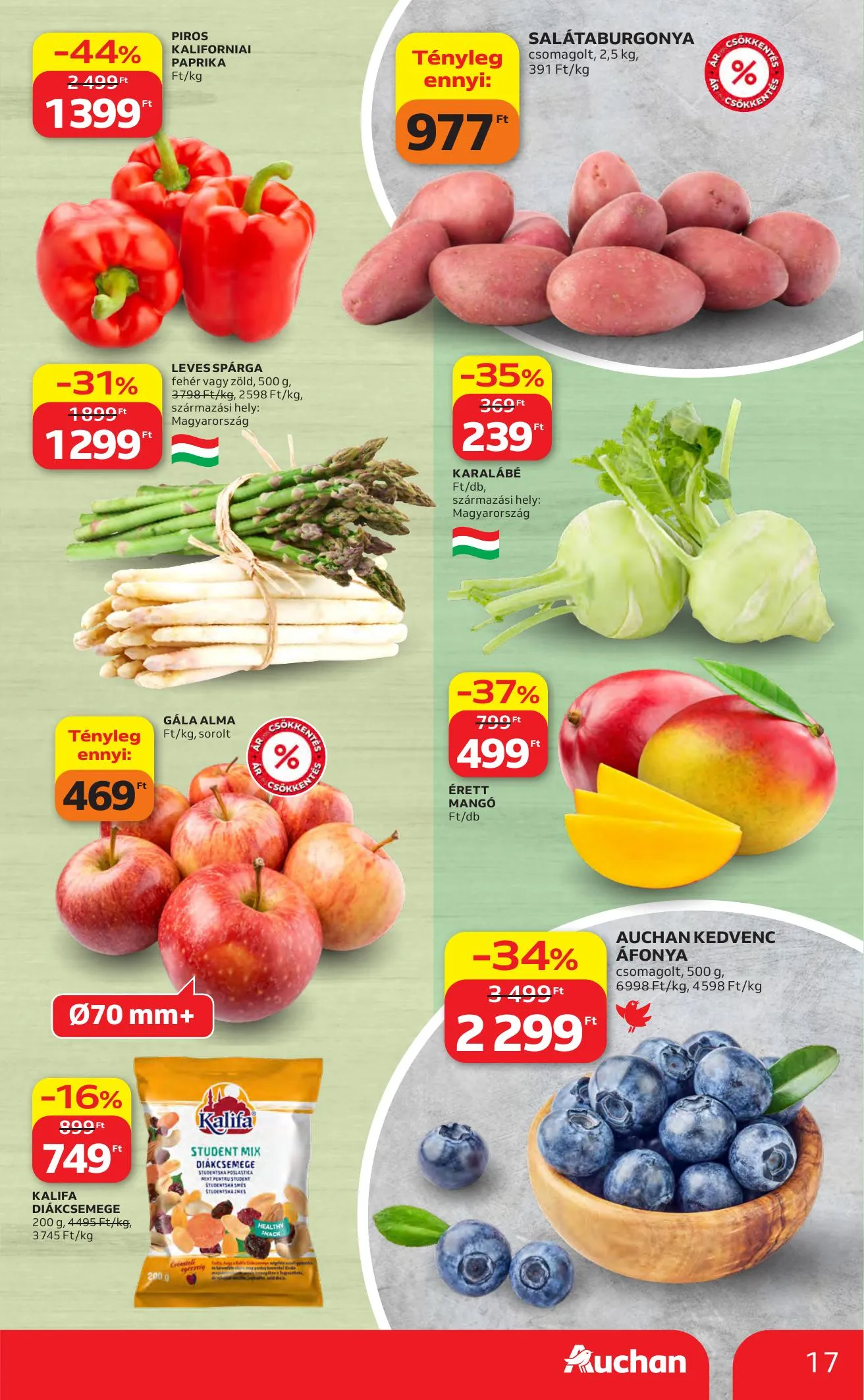 Auchan akciós újság Hipermarket 04.30–05.06 – 17. oldal