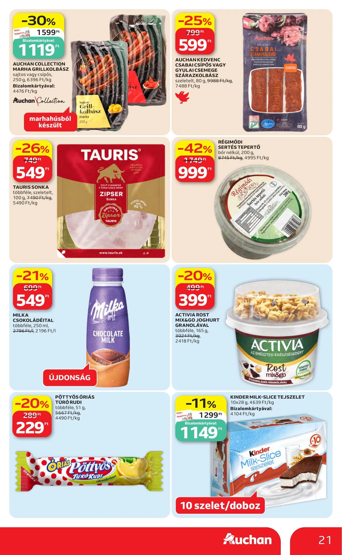 Auchan akciós újság Hipermarket 04.30–05.06 – 21. oldal