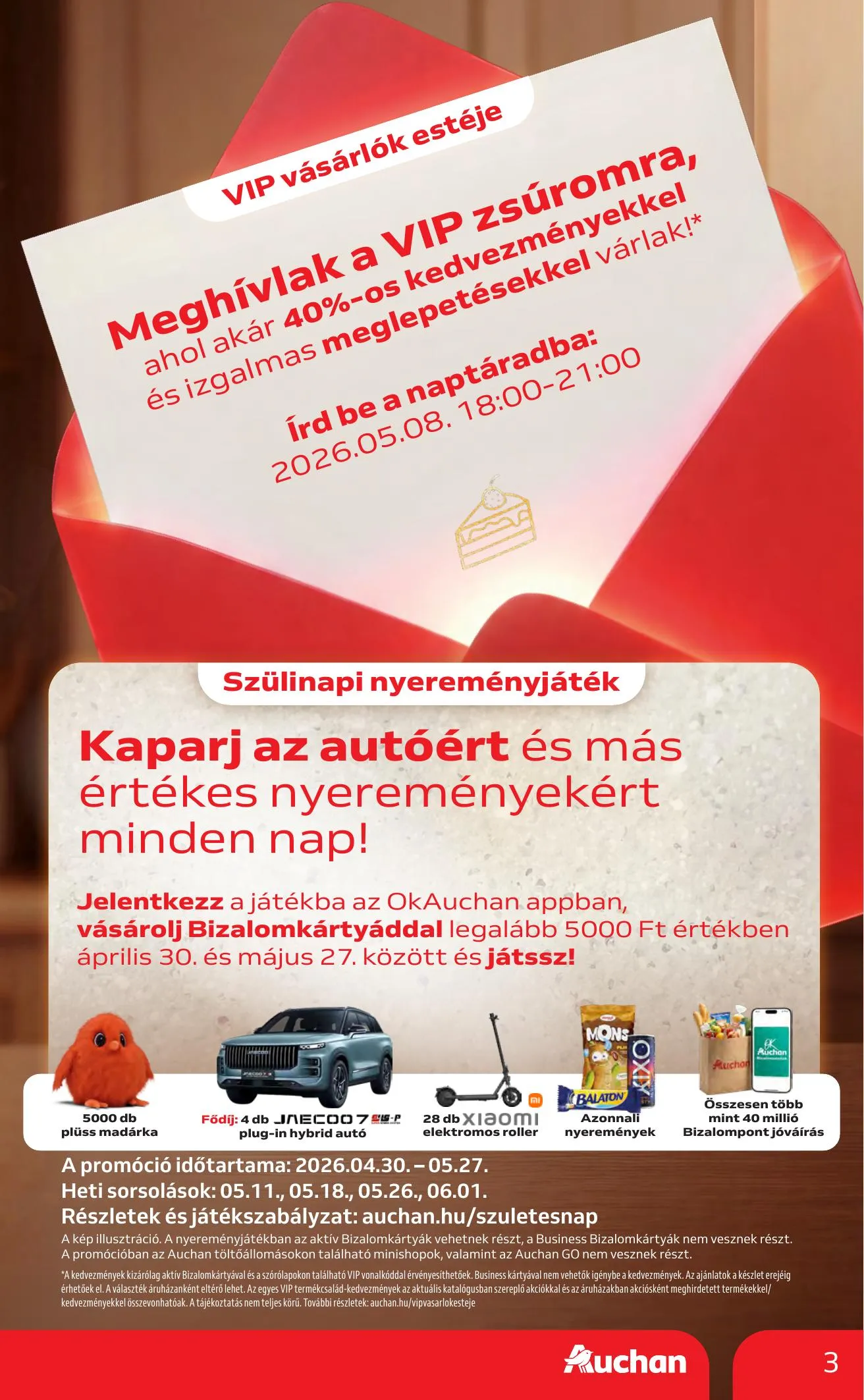 Auchan akciós újság Hipermarket 04.30–05.06 – 3. oldal