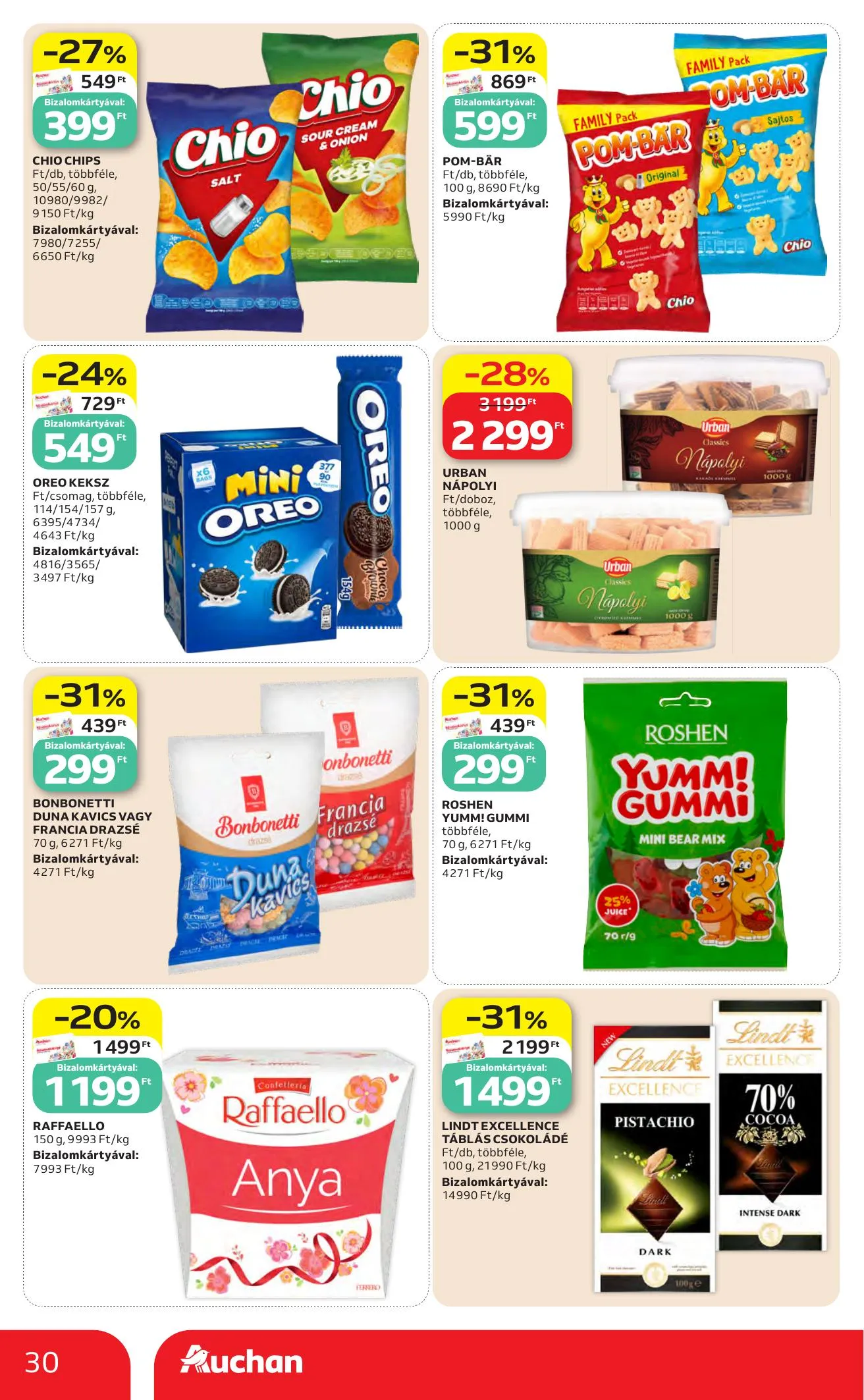 Auchan akciós újság Hipermarket 04.30–05.06 – 30. oldal