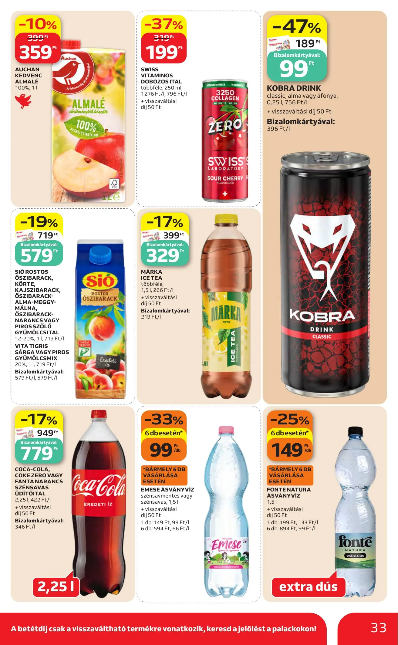 Auchan akciós újság Hipermarket 04.30–05.06 – 33. oldal