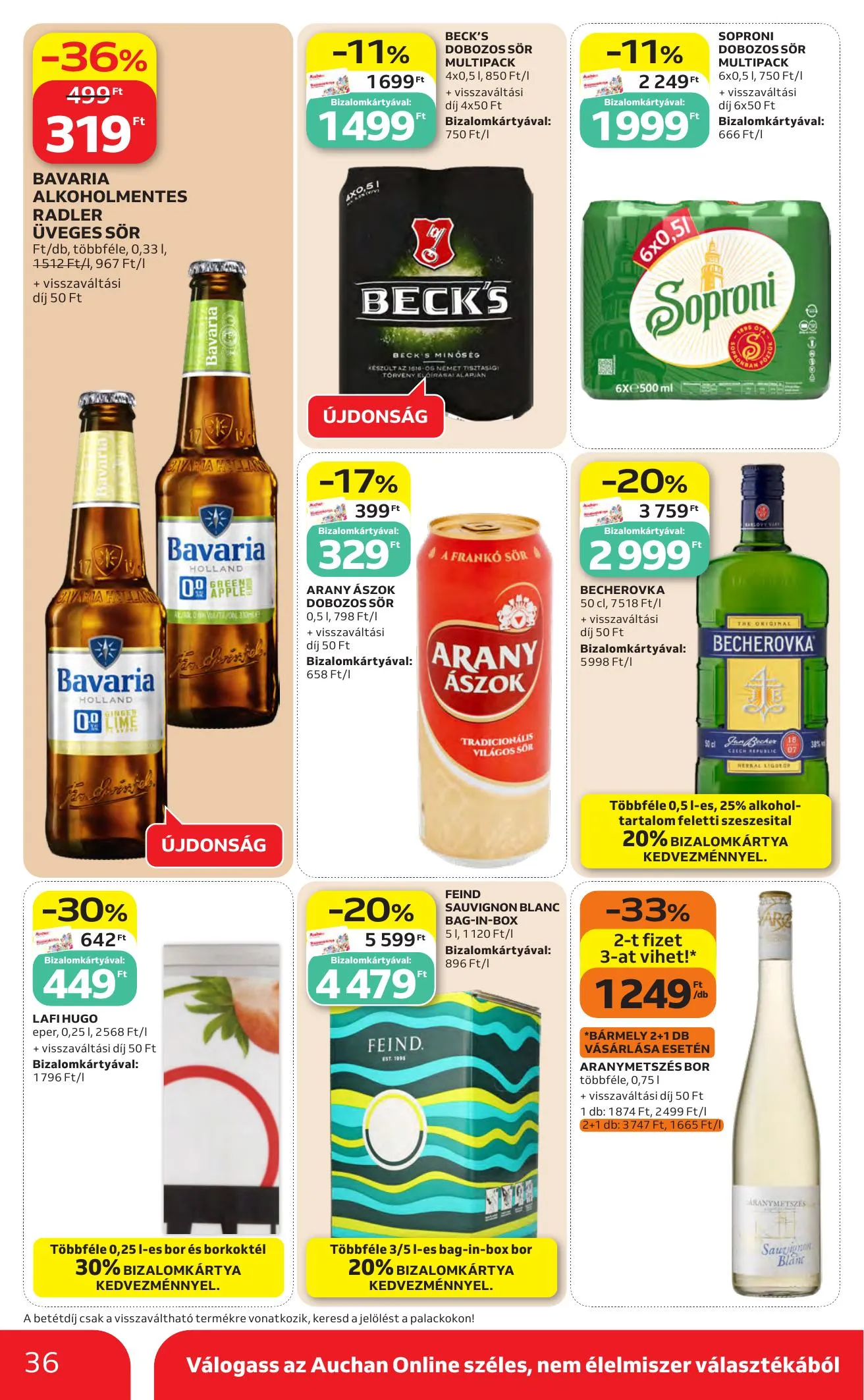 Auchan akciós újság Hipermarket 04.30–05.06 – 36. oldal