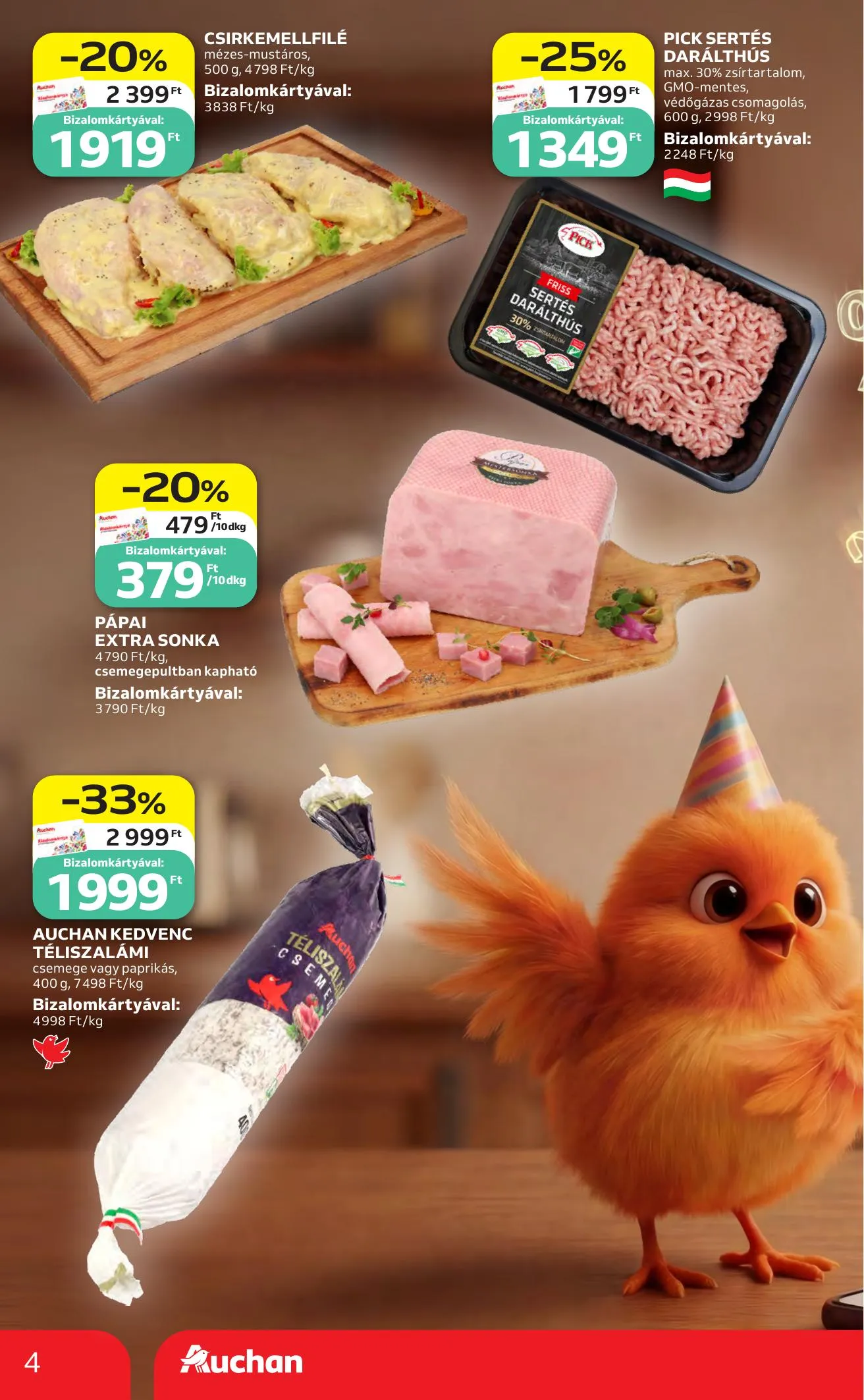 Auchan akciós újság Hipermarket 04.30–05.06 – 4. oldal