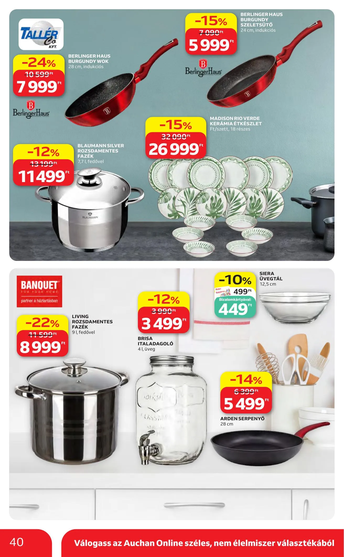 Auchan akciós újság Hipermarket 04.30–05.06 – 40. oldal