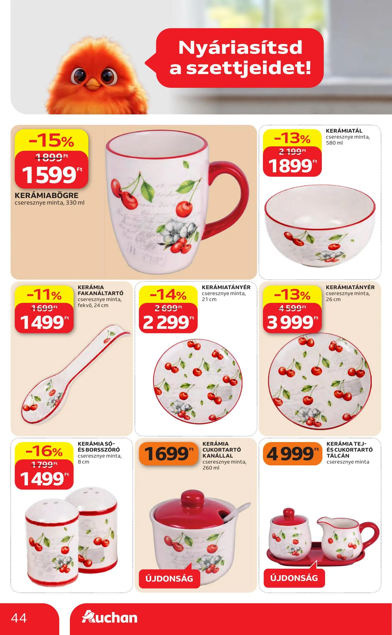 Auchan akciós újság Hipermarket 04.30–05.06 – 44. oldal