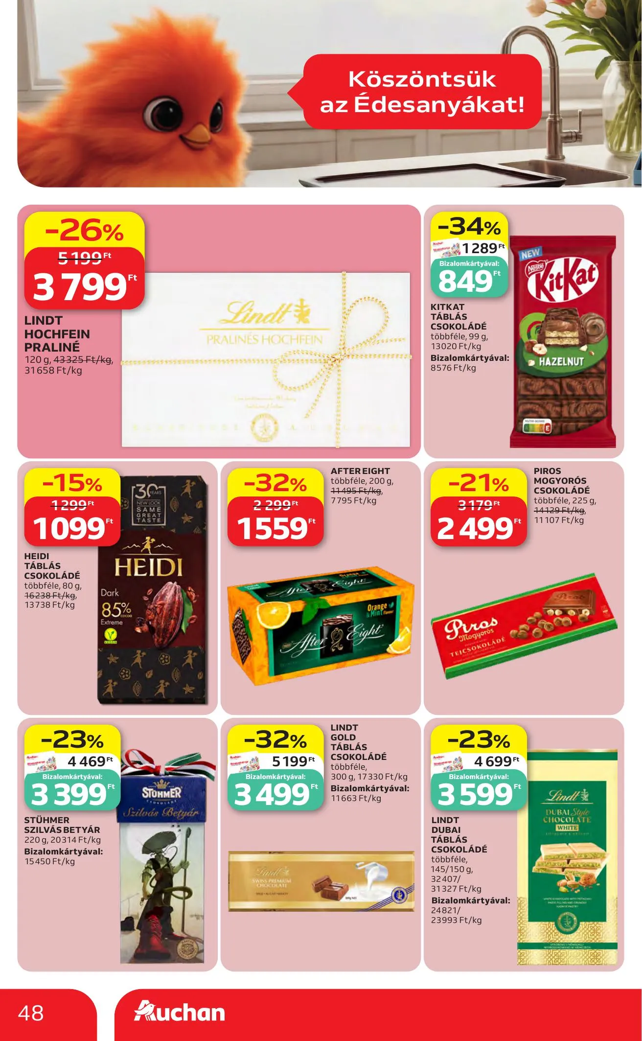 Auchan akciós újság Hipermarket 04.30–05.06 – 48. oldal