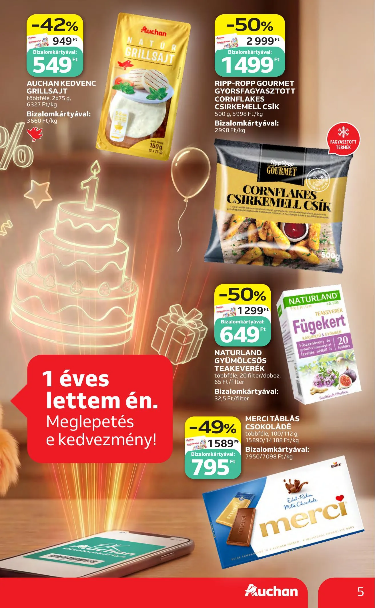 Auchan akciós újság Hipermarket 04.30–05.06 – 5. oldal