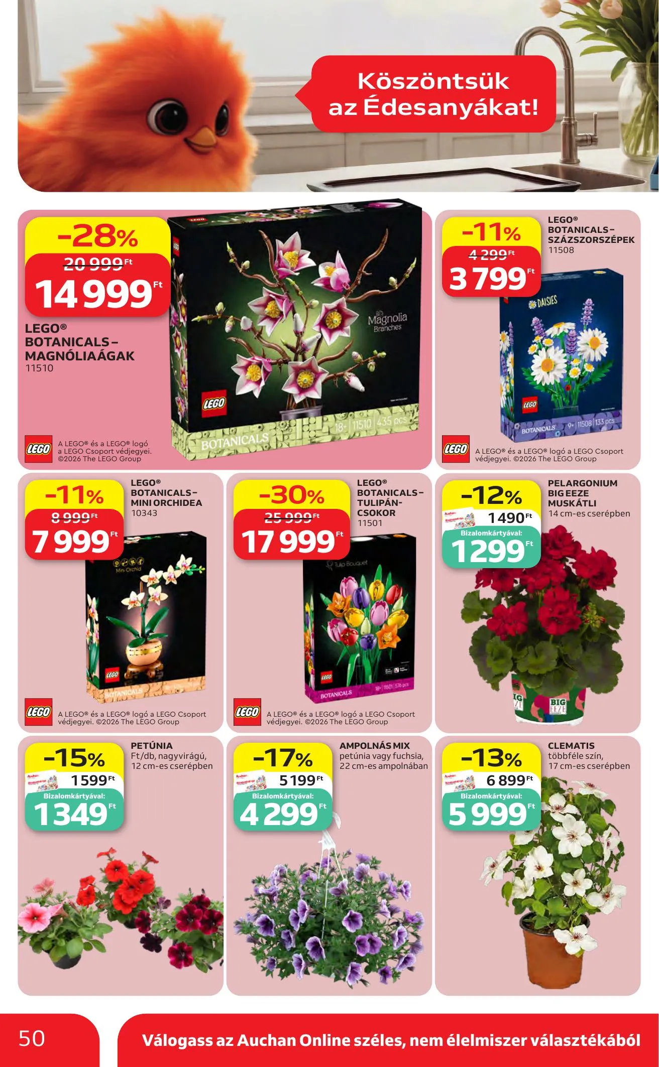 Auchan akciós újság Hipermarket 04.30–05.06 – 50. oldal