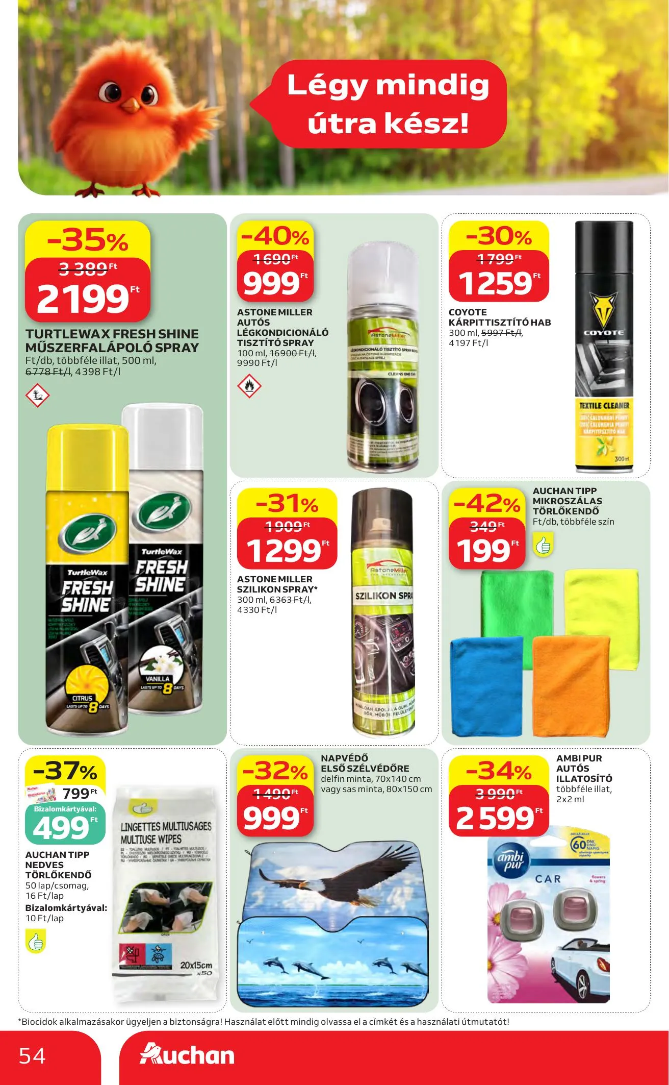 Auchan akciós újság Hipermarket 04.30–05.06 – 54. oldal