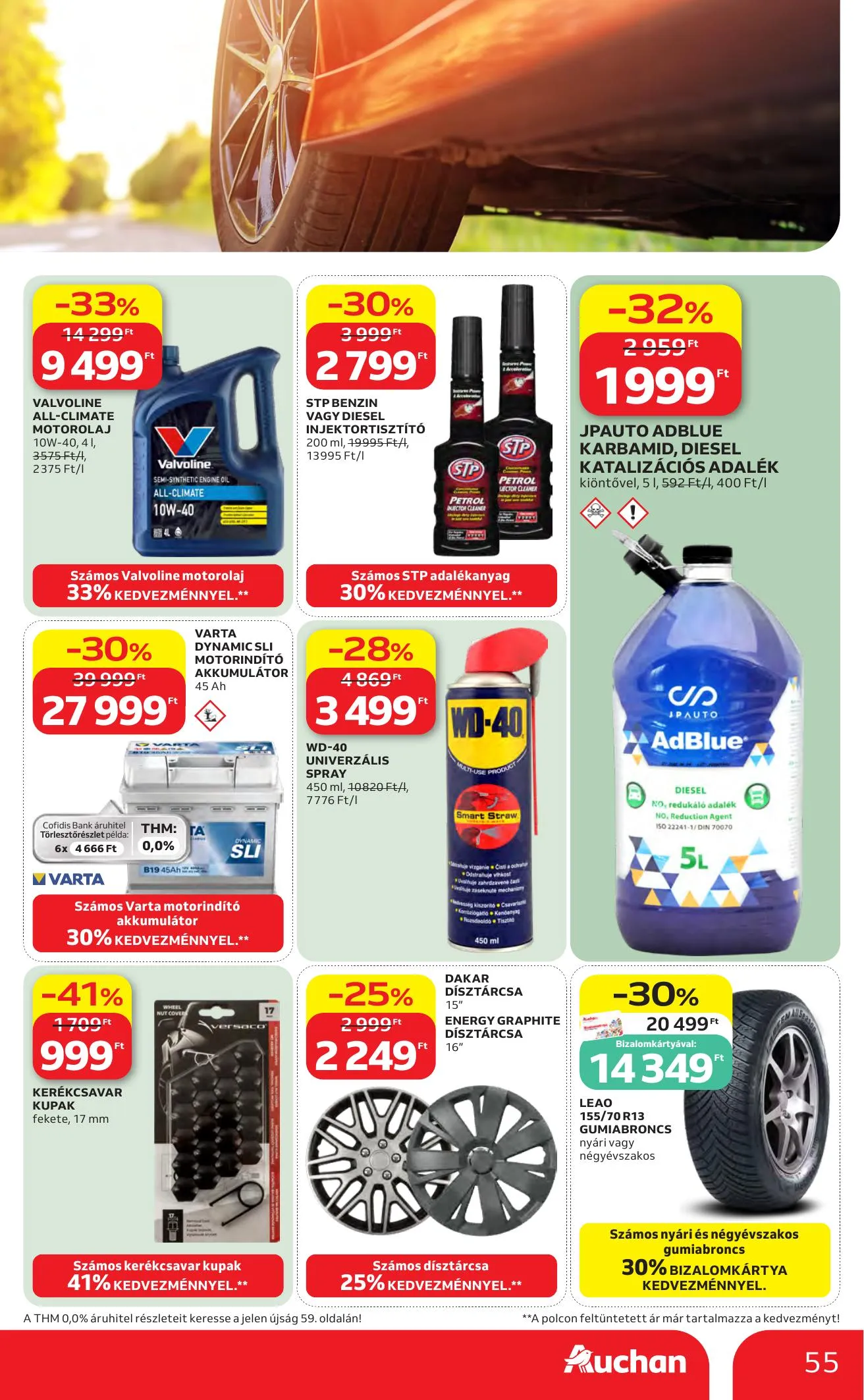 Auchan akciós újság Hipermarket 04.30–05.06 – 55. oldal