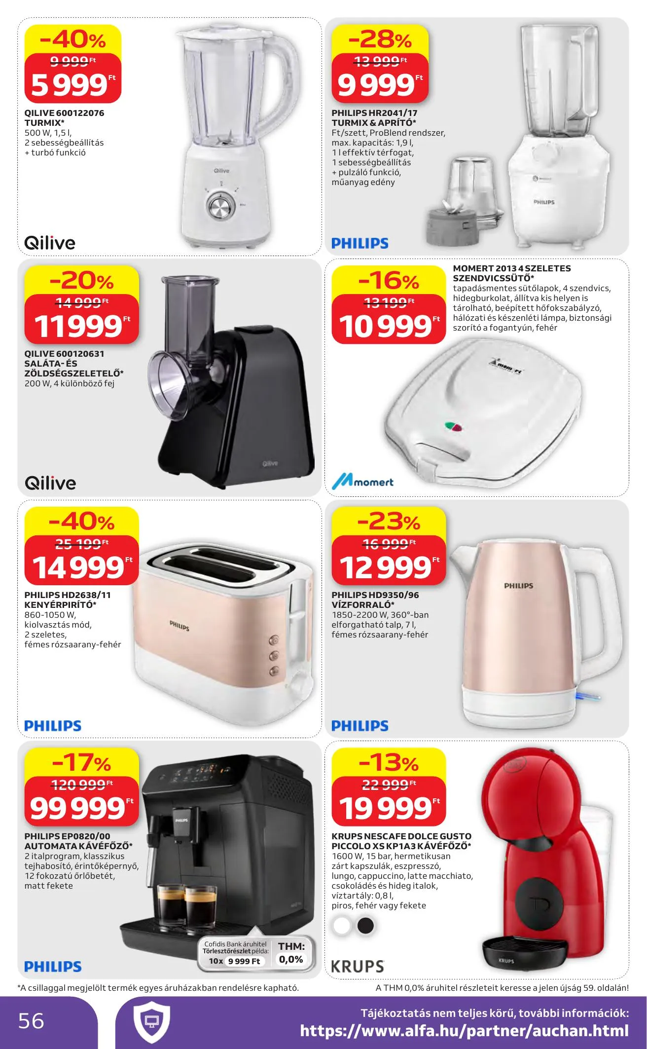 Auchan akciós újság Hipermarket 04.30–05.06 – 56. oldal