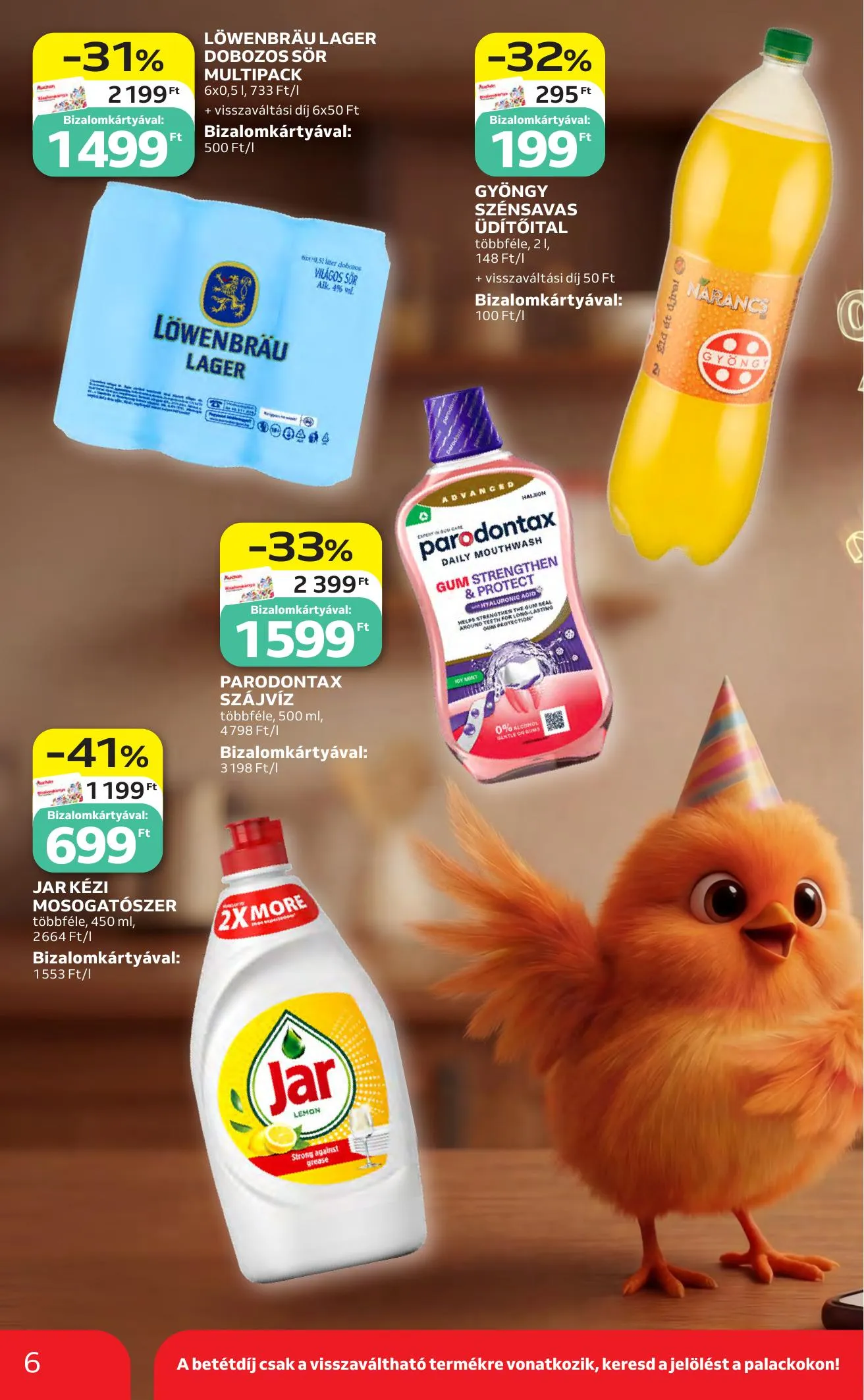 Auchan akciós újság Hipermarket 04.30–05.06 – 6. oldal