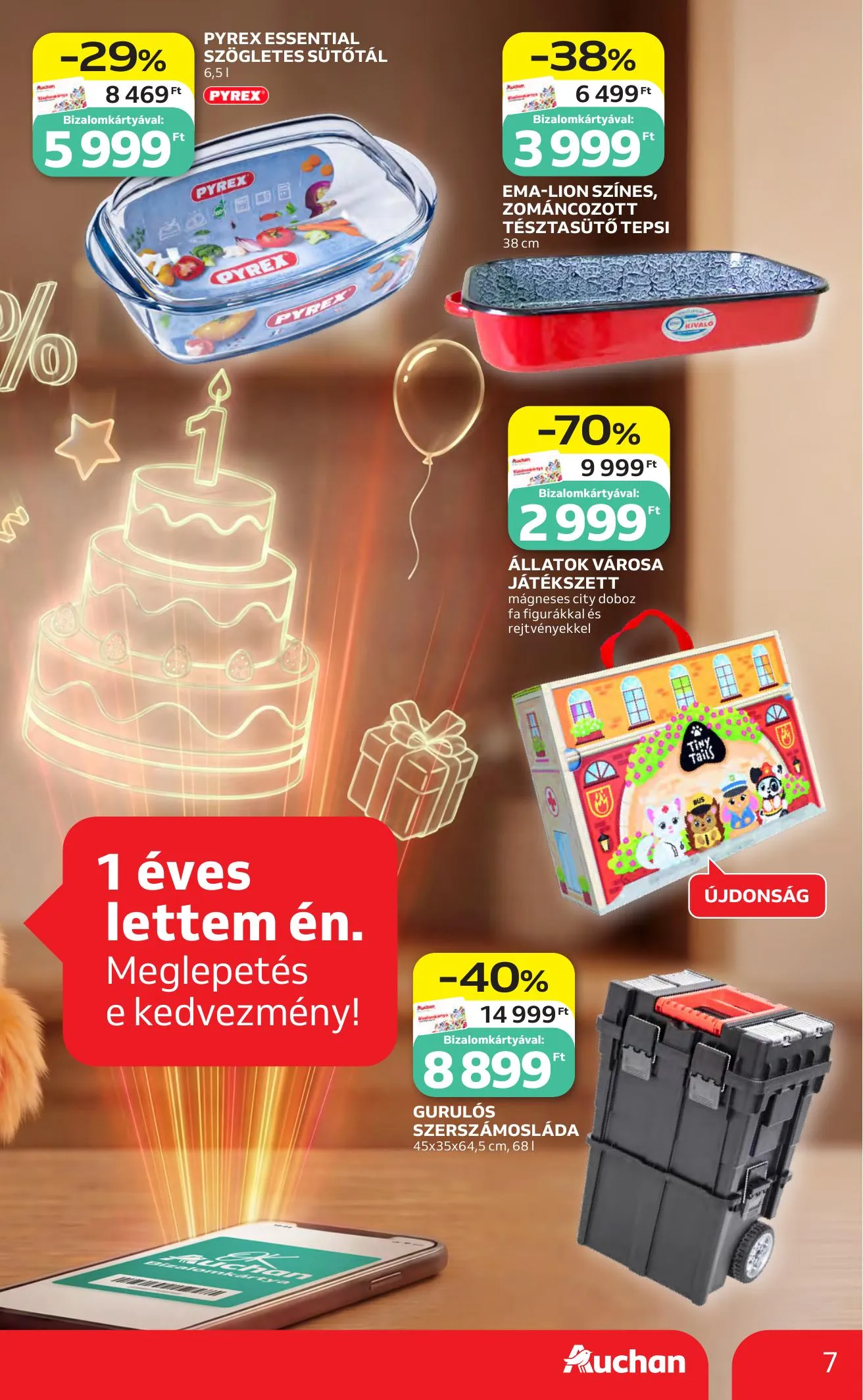 Auchan akciós újság Hipermarket 04.30–05.06 – 7. oldal