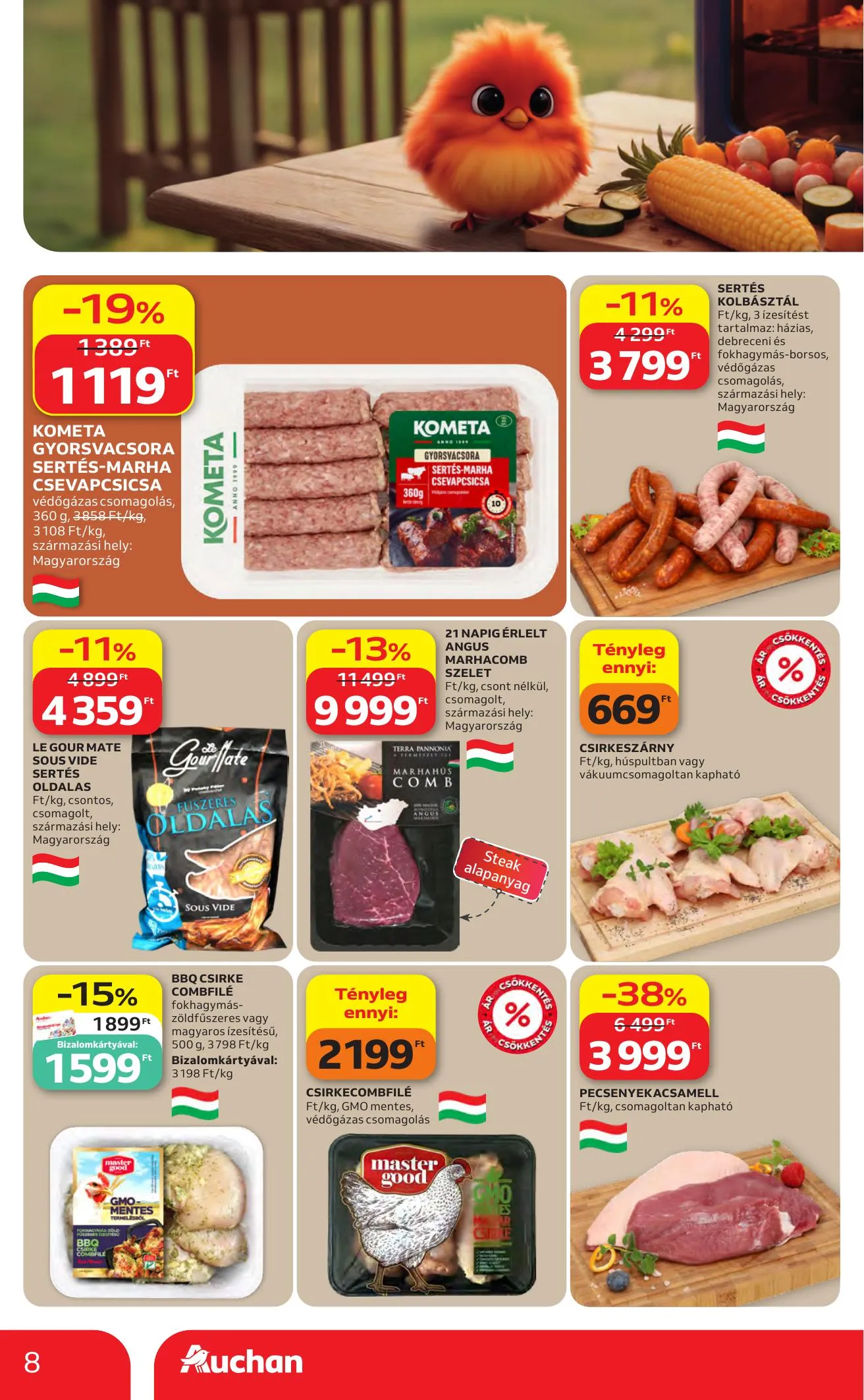 Auchan akciós újság Hipermarket 04.30–05.06 – 8. oldal